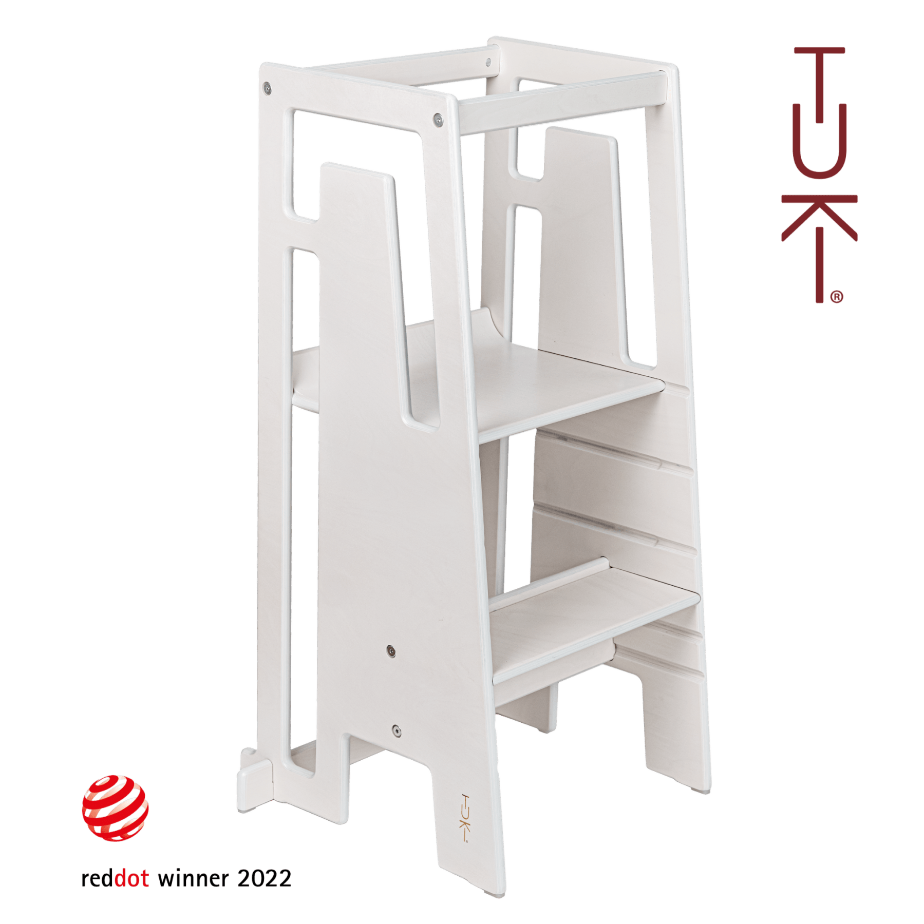 Tuki - Learning Towers - Tuki® Learning Tower - Whitewash - Tummy Time
