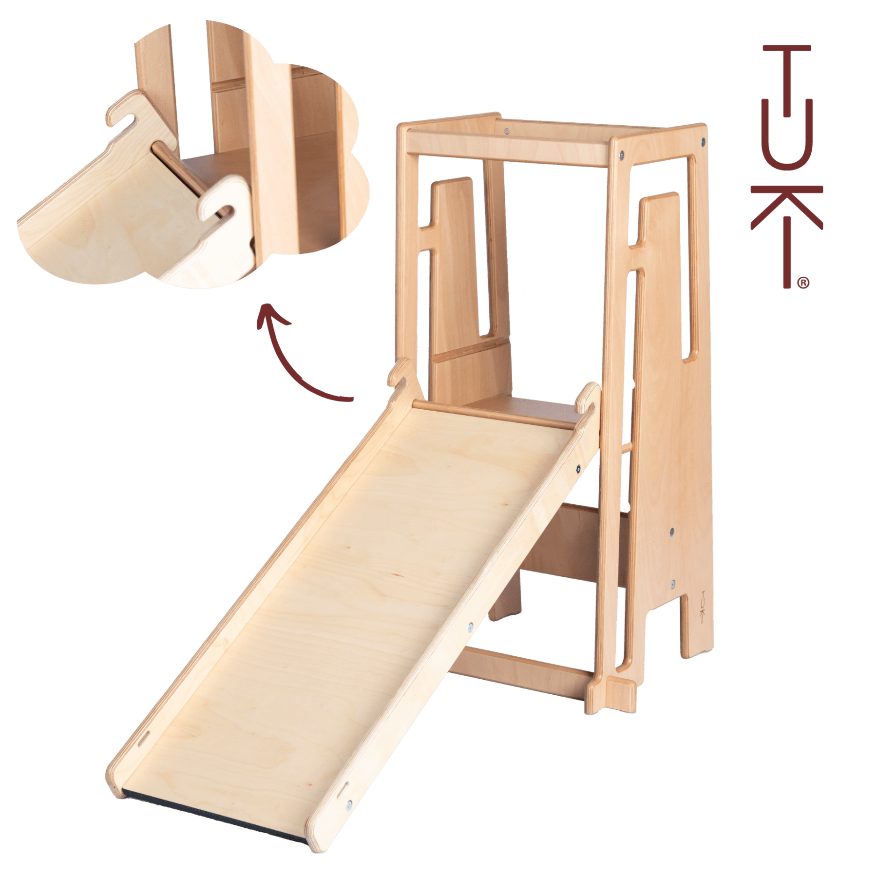 Tuki - Learning Towers - Tuki® Slide with Painting Board - Tummy Time