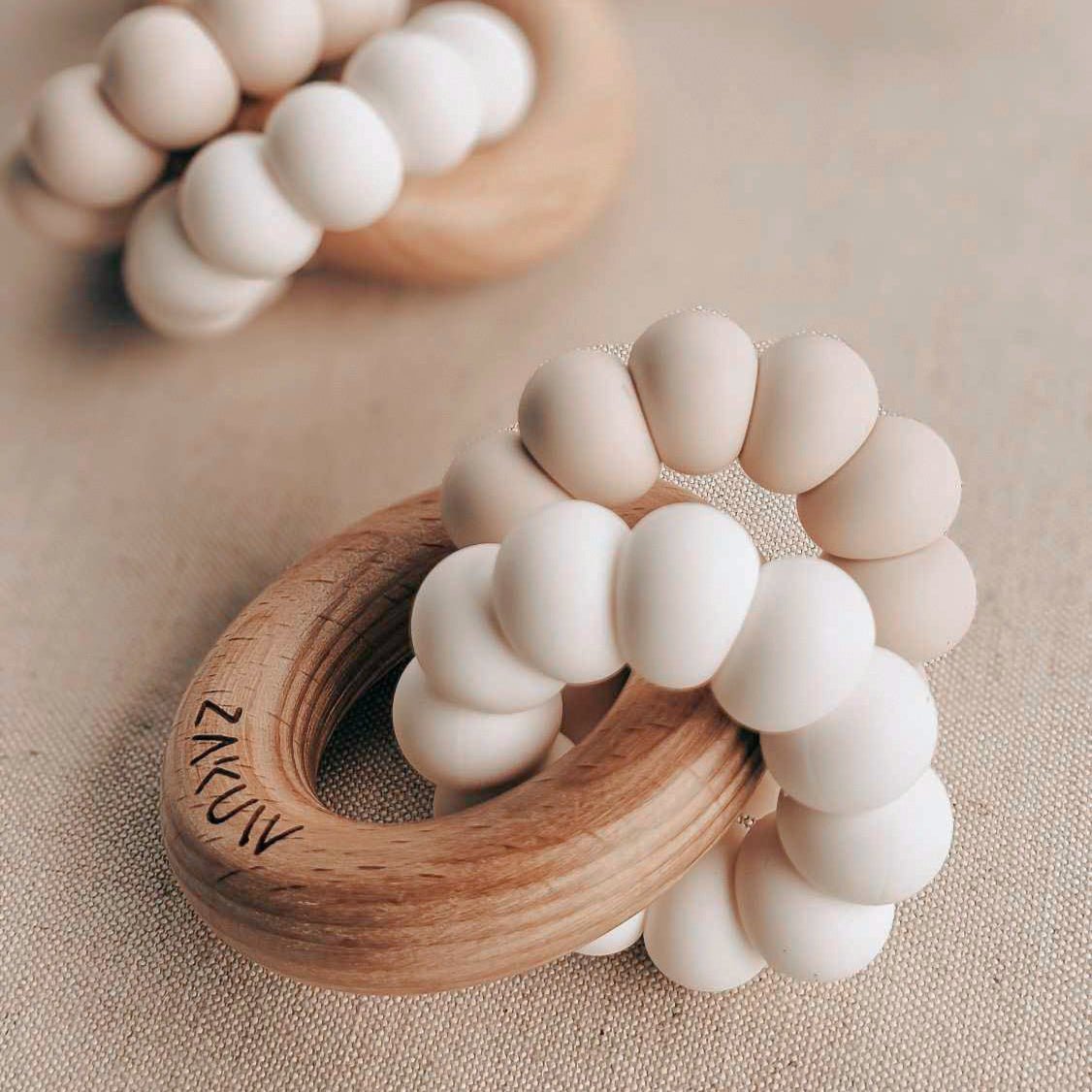 Zakuw - Baby Teethers - Teething Ring Sedna - Cloud - Tummy Time