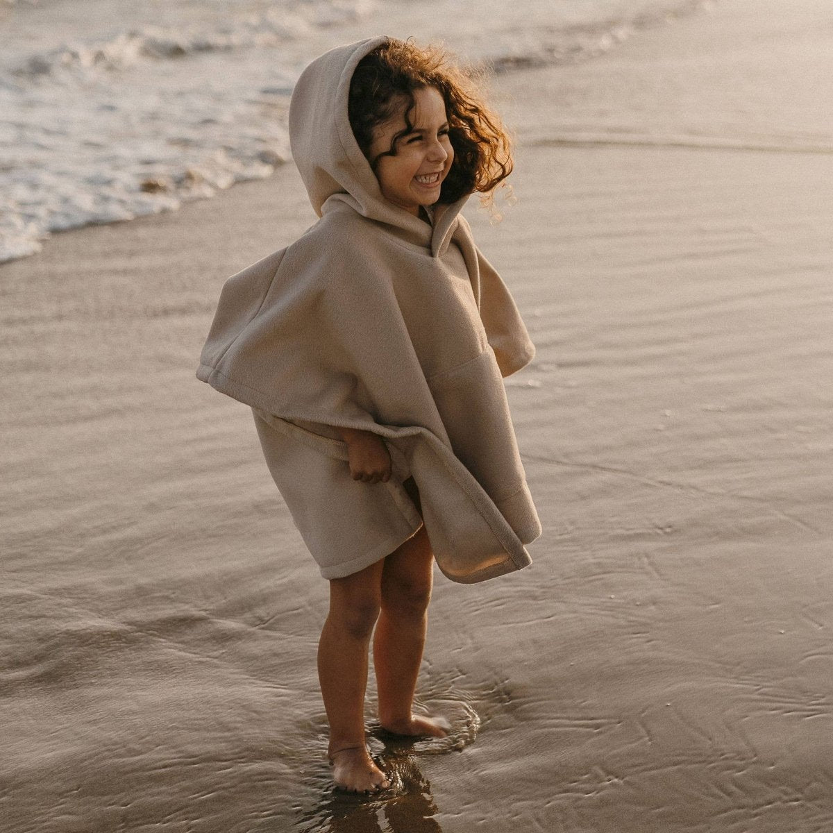 Zakuw - Towels & Washcloths - Petit Amour Winter Cape – Beige - Tummy Time