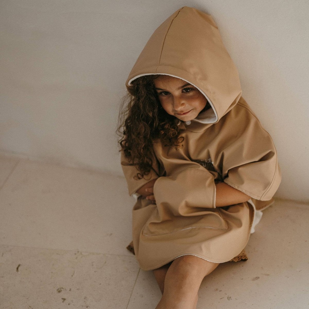 Zakuw - Towels & Washcloths - Rain Cape - Camel - Tummy Time