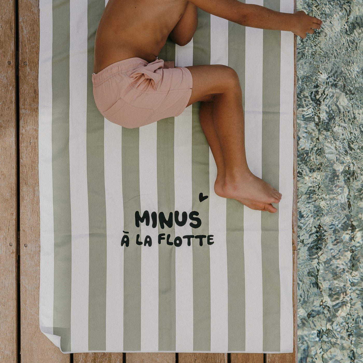 Zakuw - Towels & Washcloths - Towel Minus à la FLotte - Green - Tummy Time