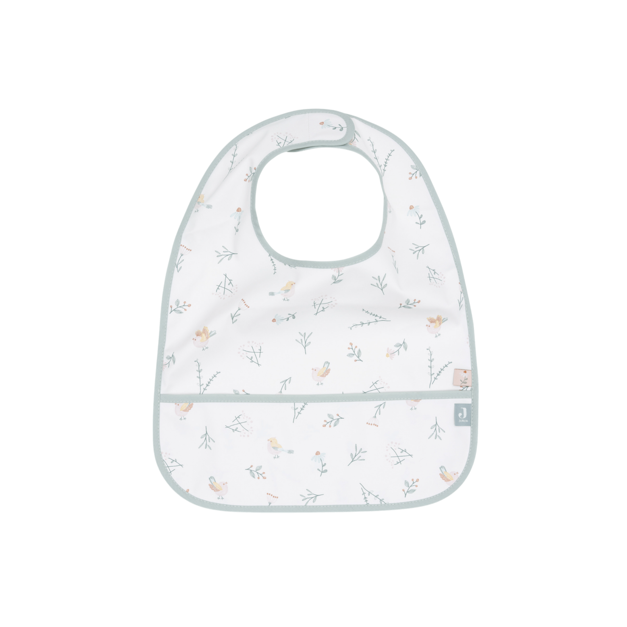 Jollein - Bibs - 2 - Pack Bib Waterproof - Lovely Birds - Tummy Time