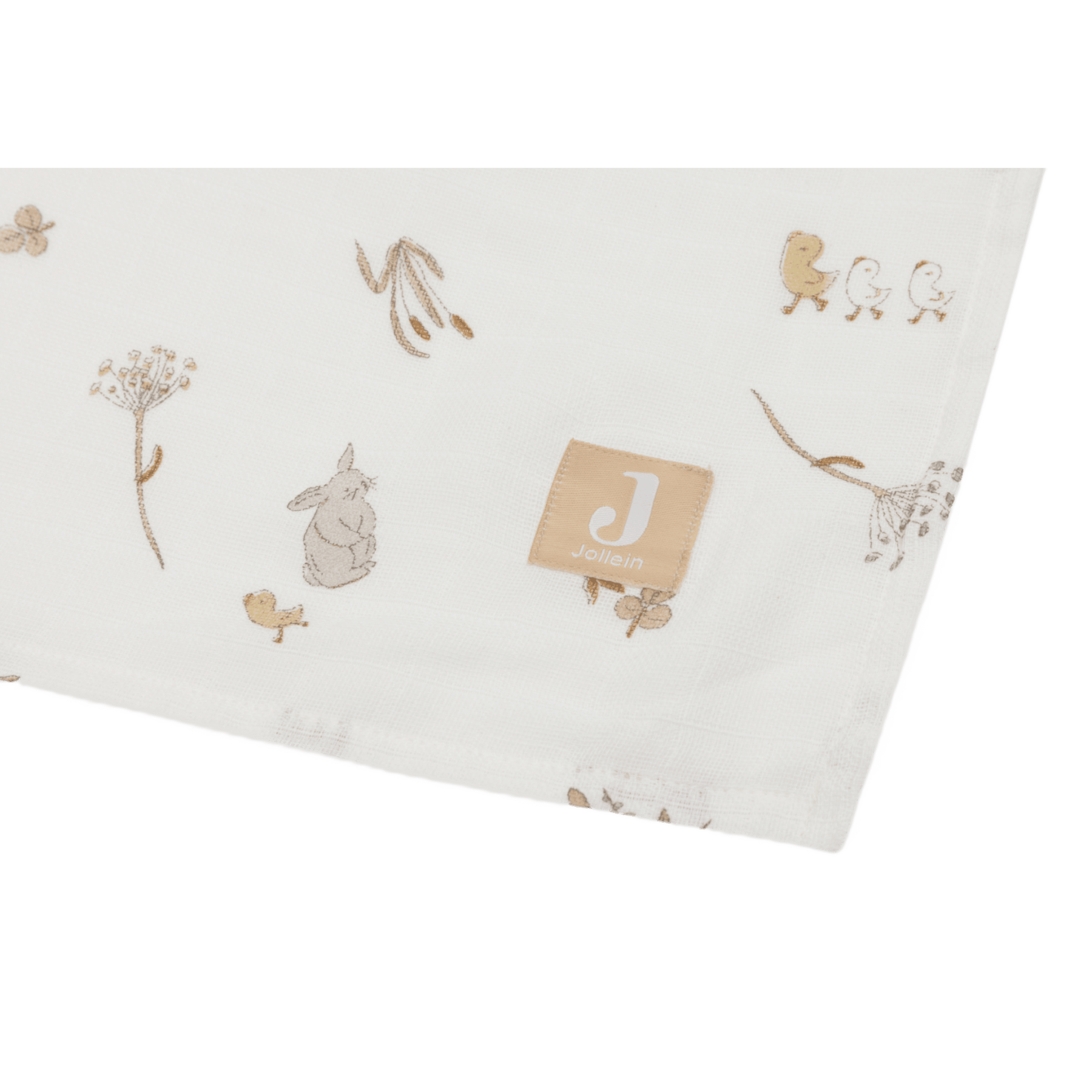 Jollein - Towels & Washcloths - 2 - Pack Swaddle Muslin 115x115cm - Riverside - Tummy Time