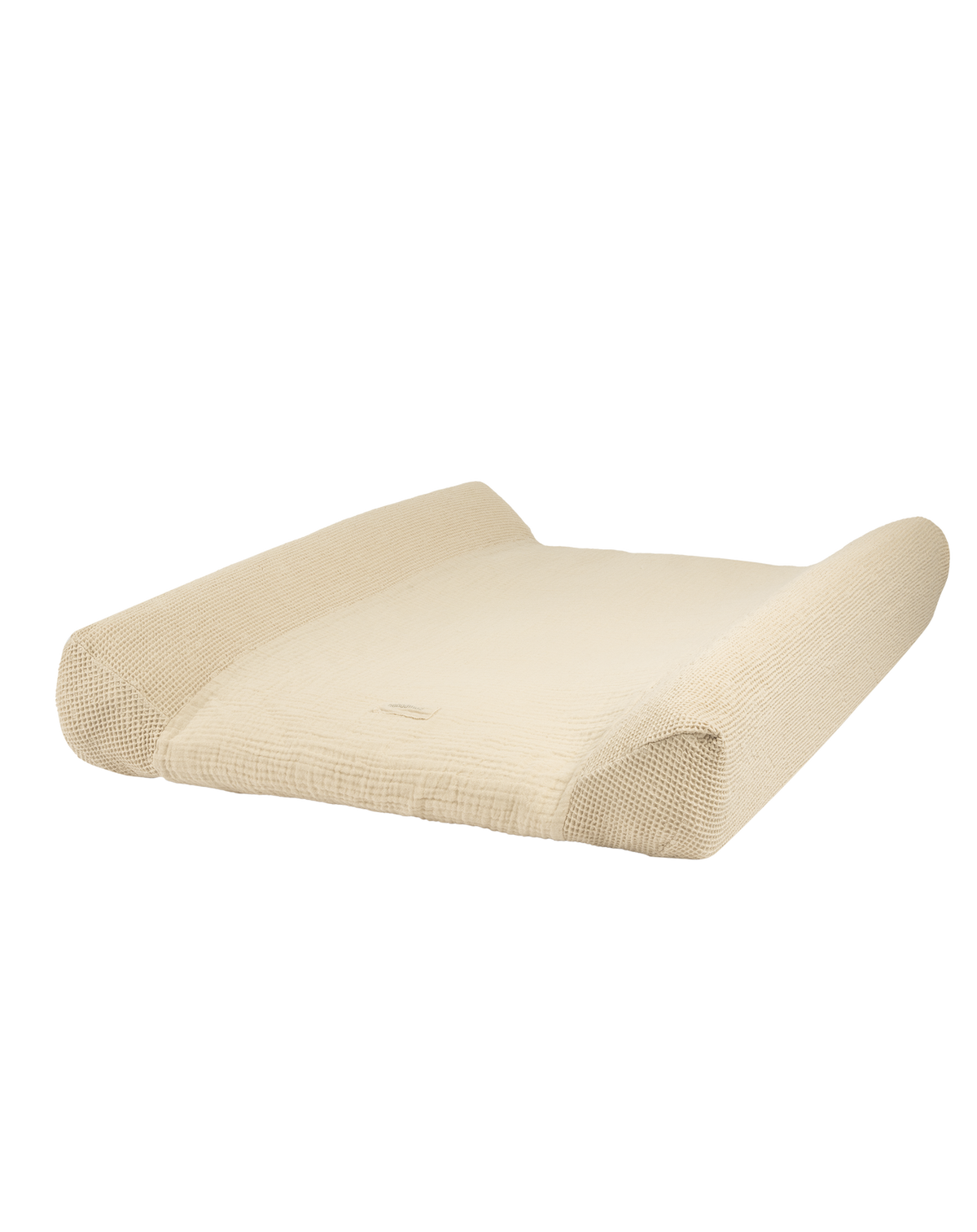 Nobodinoz Waterproof Changing Mat with Cover Wabi-Sabi - Ginger, changing mat photographed from an angle