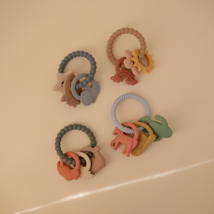 Mushie Teething Ring - Space