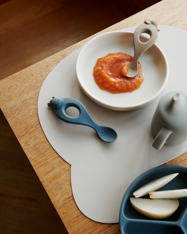 Liewood 4-Pack Liva Silicone Spoon - Safari/Blue Multi Mix