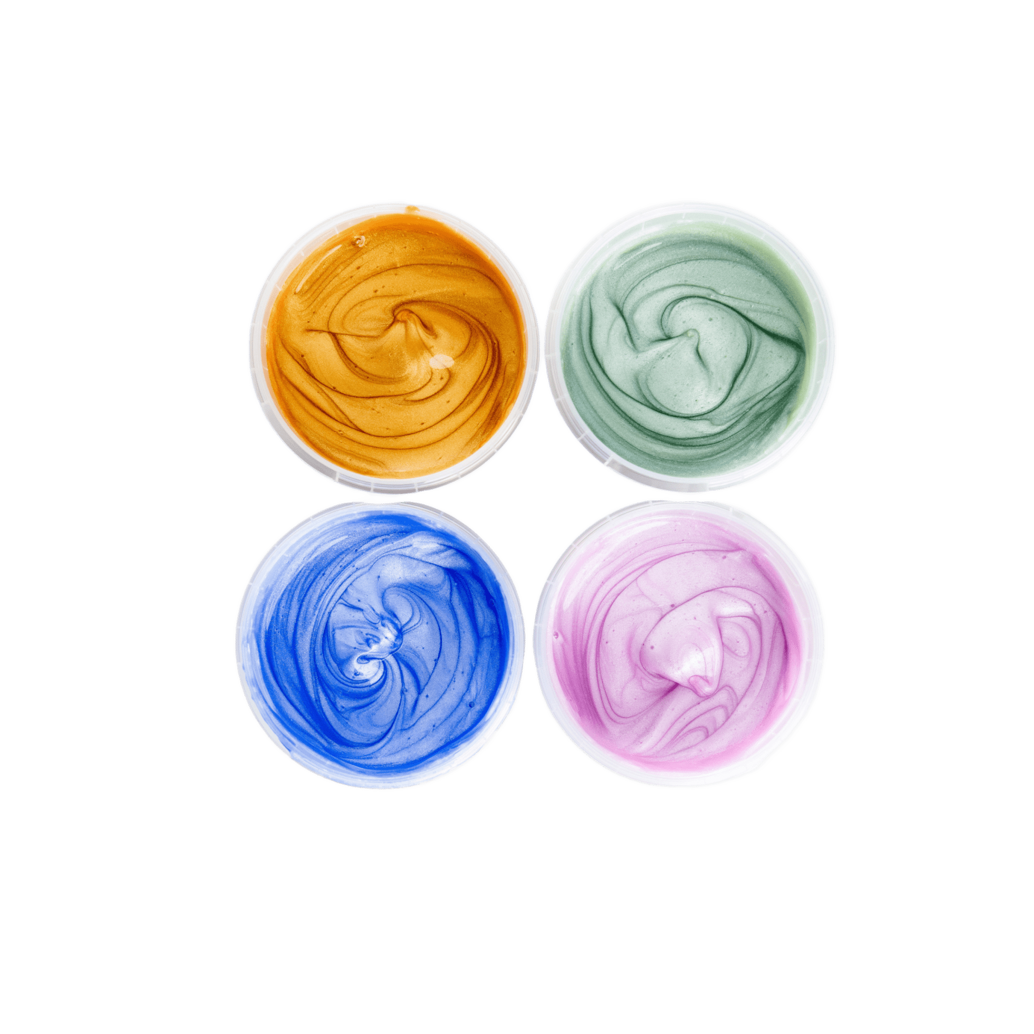 neoGRÜN - Arts & Crafts - 4 - Pack Vegan Crystal Finger Paint - Mika - Tummy Time