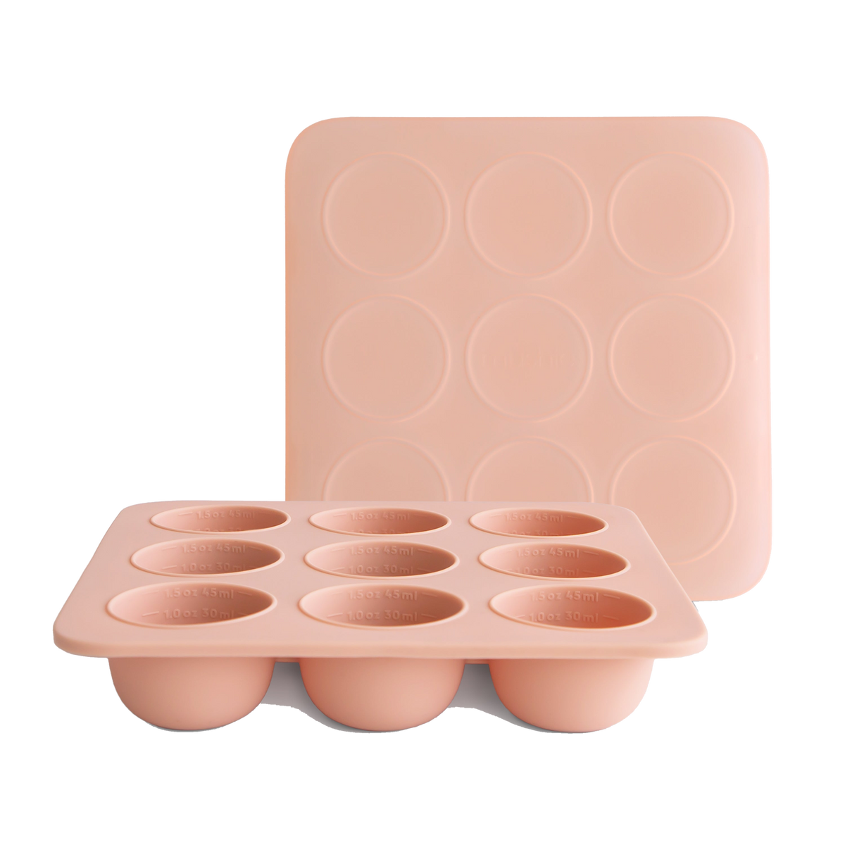 Mushie Baby Food Freezer Tray in Blush
