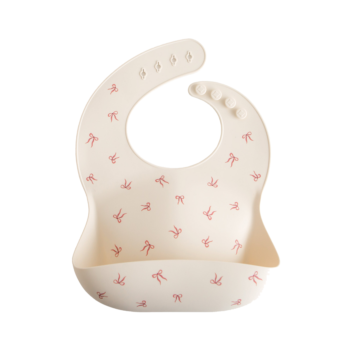 Mushie Bavoir en silicone - Bows