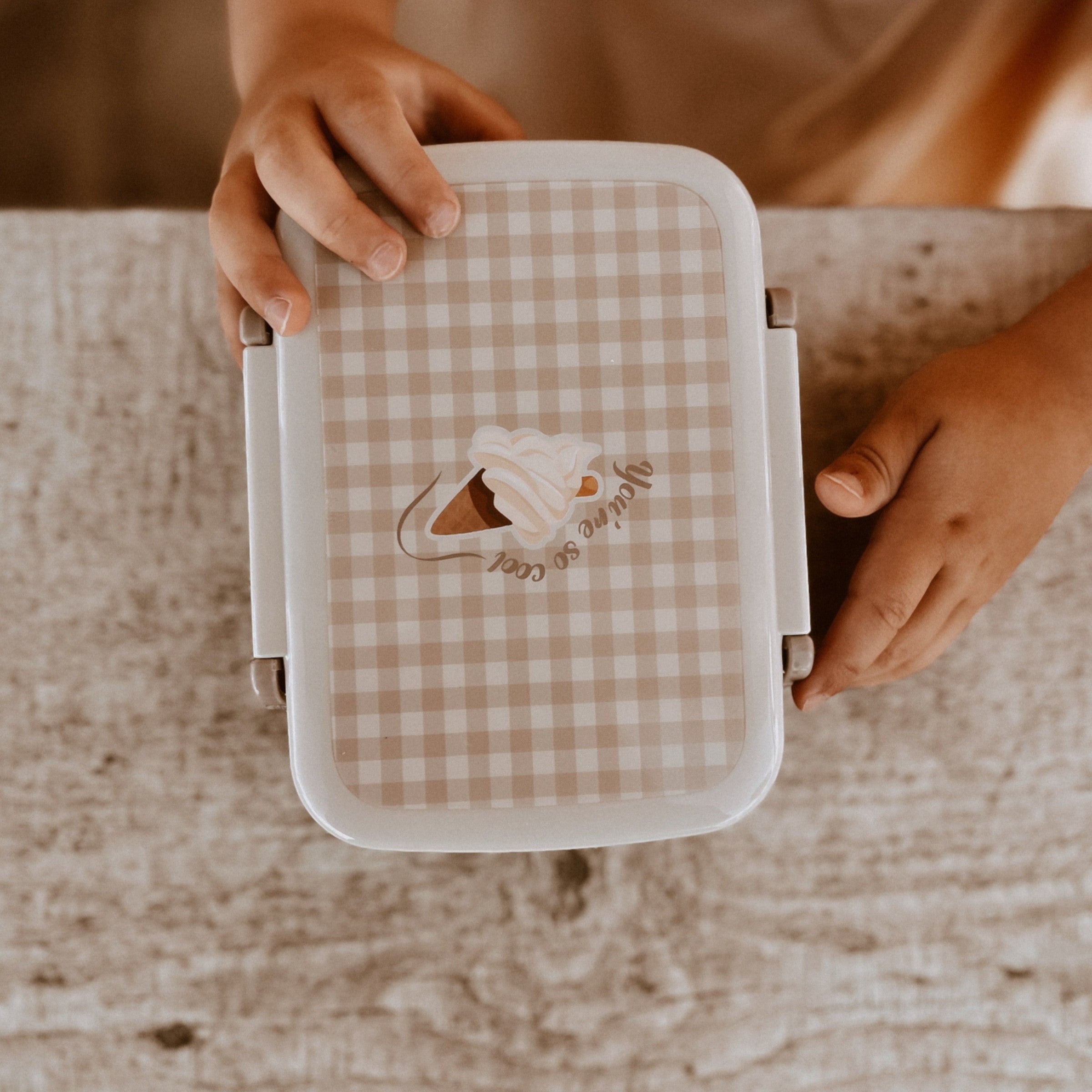 Mrs Ertha - Baby Tableware - Lunch Box - Soft Squares - Tummy Time