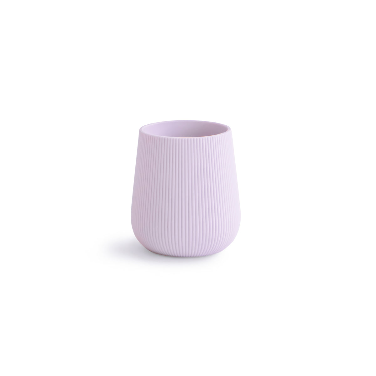 Mushie Silicone Starter Cup in Soft Lilac, packshot