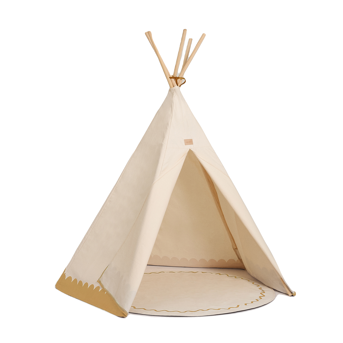 Nobodinoz Tipi Arizona Vibes - ocre, tipi vu de face