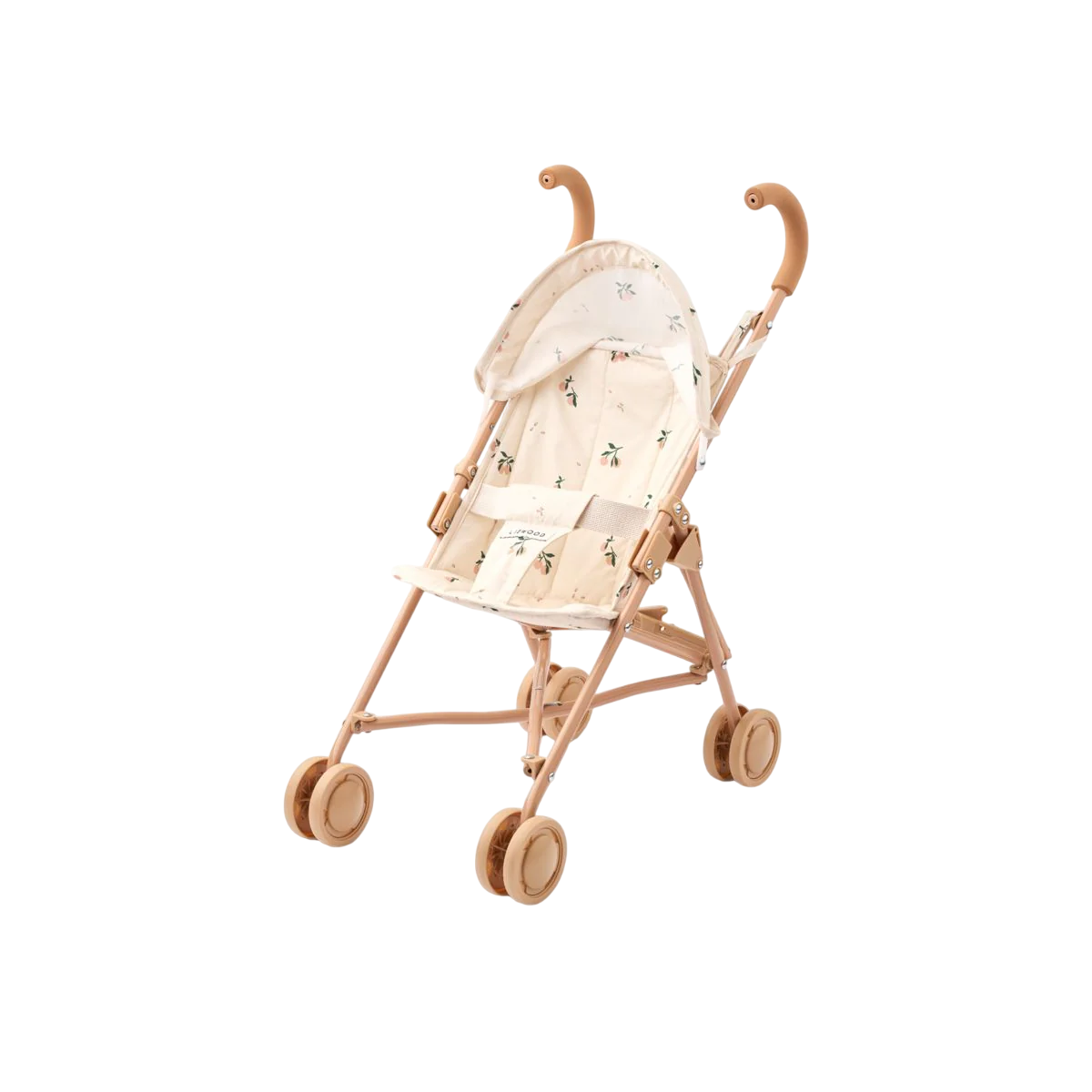 Elsie Doll Stroller - Peach / Sea Shell
