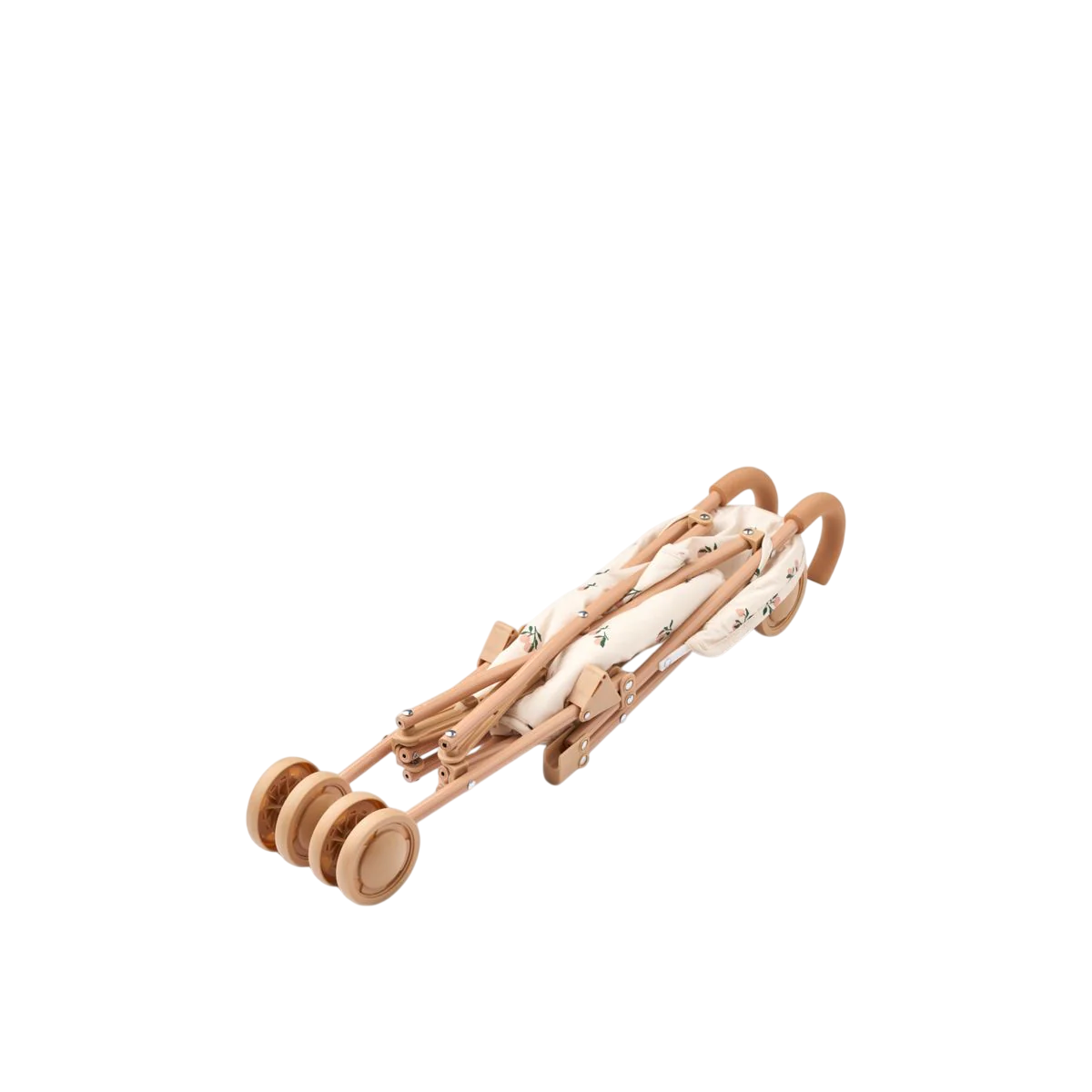 Elsie Doll Stroller - Peach / Sea Shell