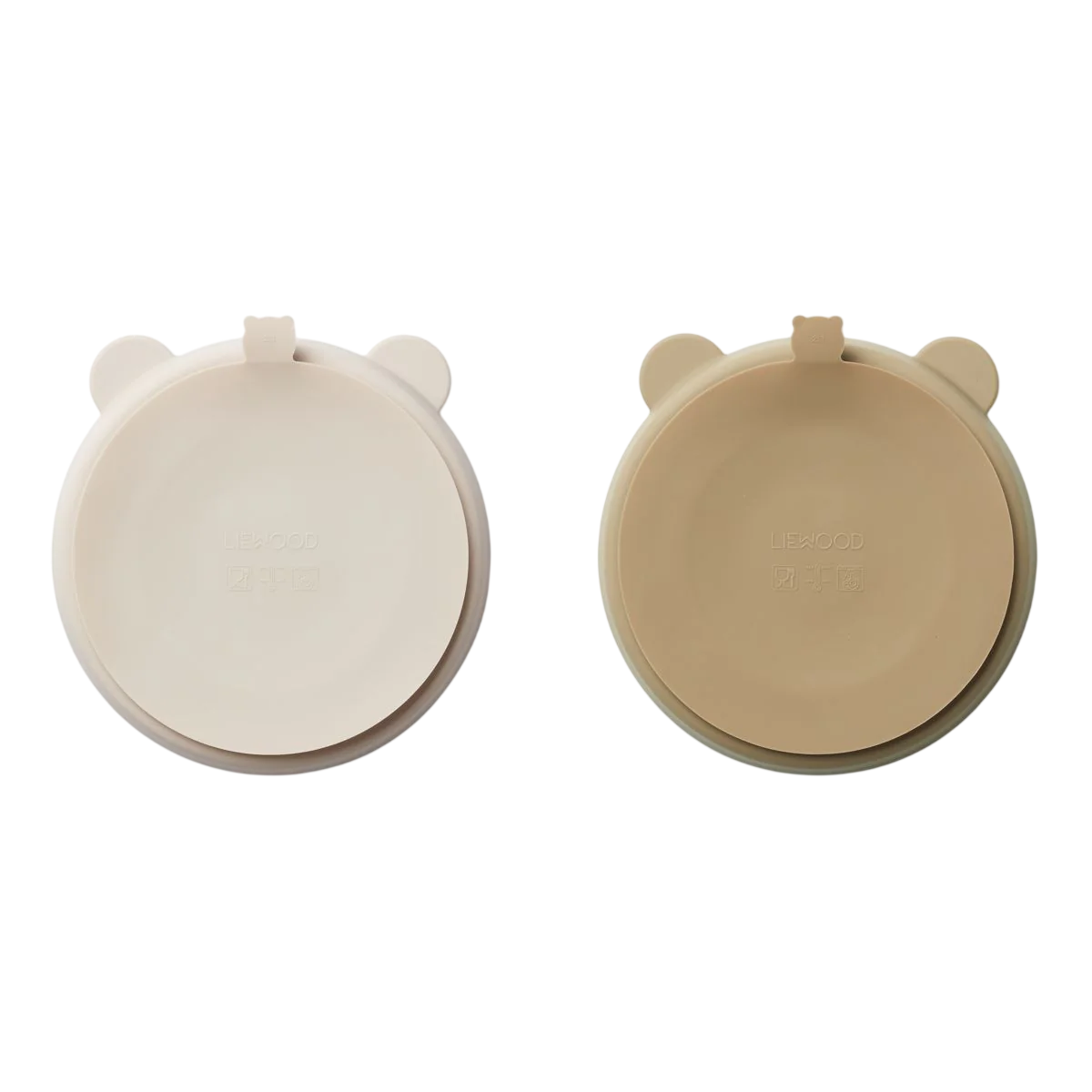 2-Pack Stacy Divider Suction Plate - Sandy / Oat
