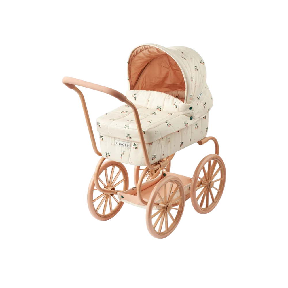 Adaline Doll Pram - Peach / Sea Shell