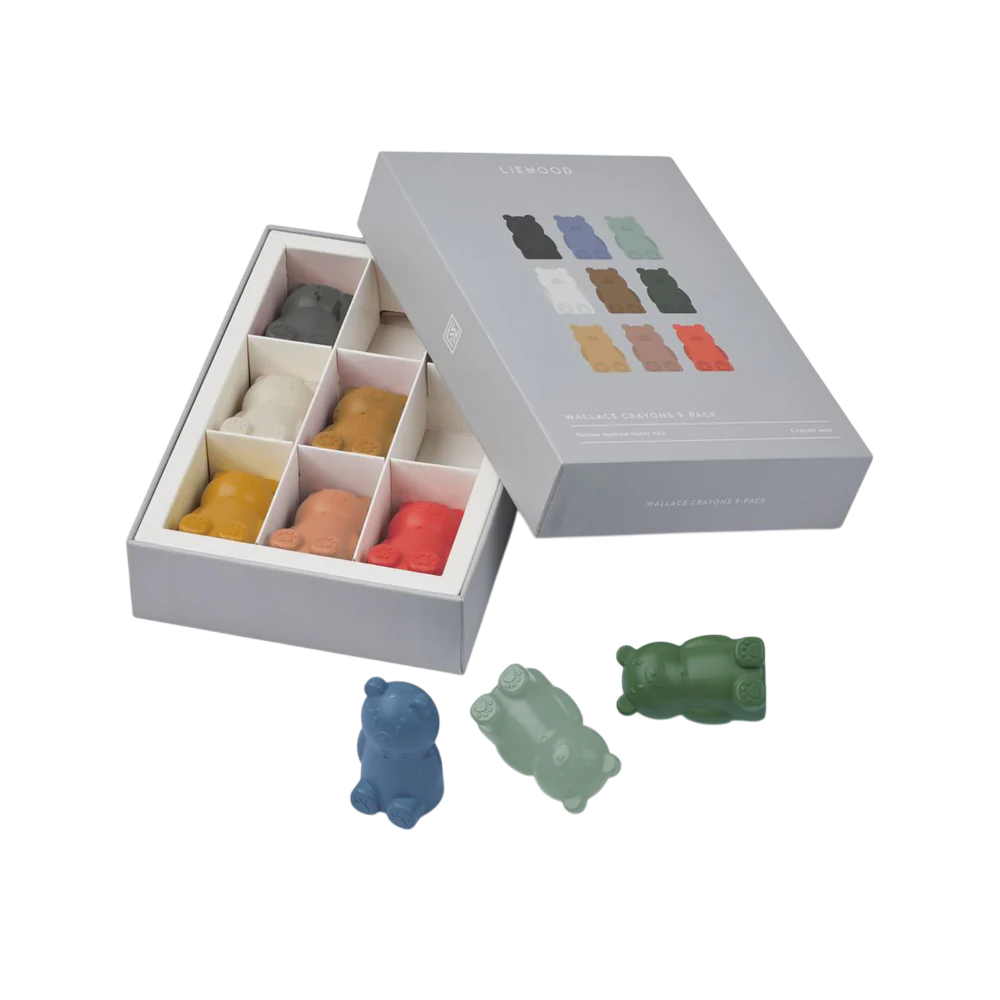 9-Pack Wallace Crayons - Yellow Mellow Multi Mix