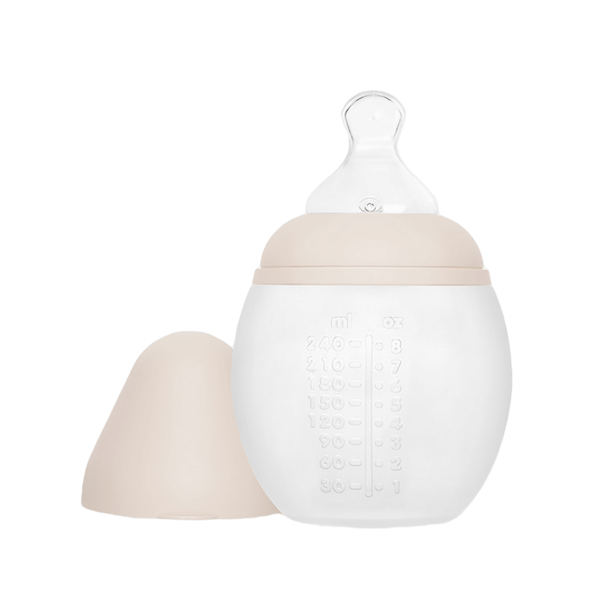 Élhée - Baby Bottles & Accessories - Baby bottle 240 ml - Nude - Tummy Time