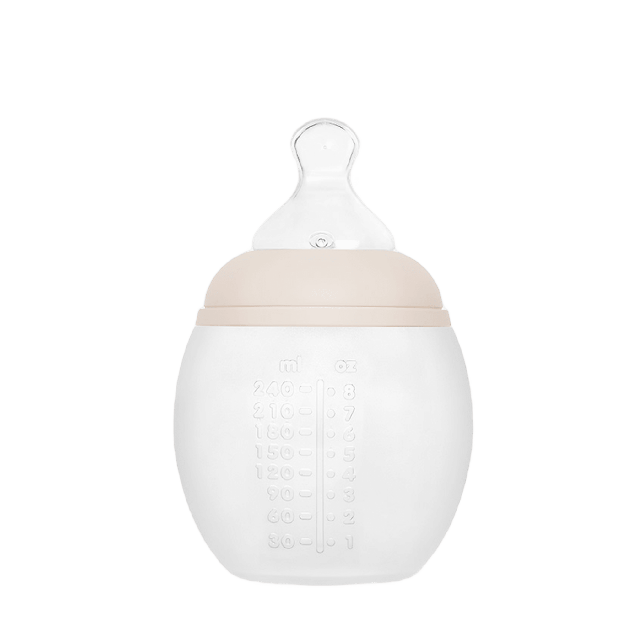 Élhée - Baby Bottles & Accessories - Baby bottle 240 ml - Nude - Tummy Time