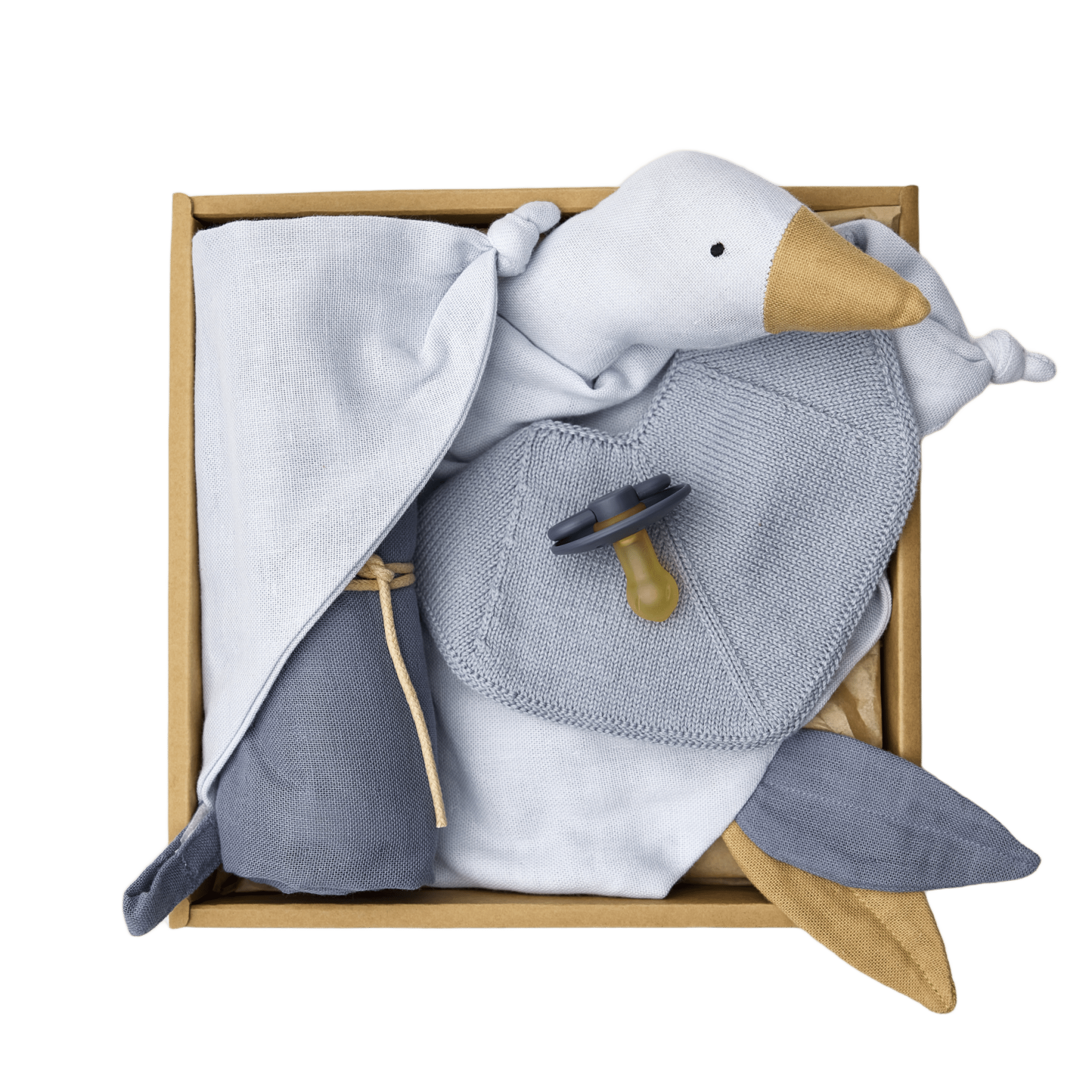 Saga Copenhagen - Baby Gift box - Crystal Blue - Tummy Time