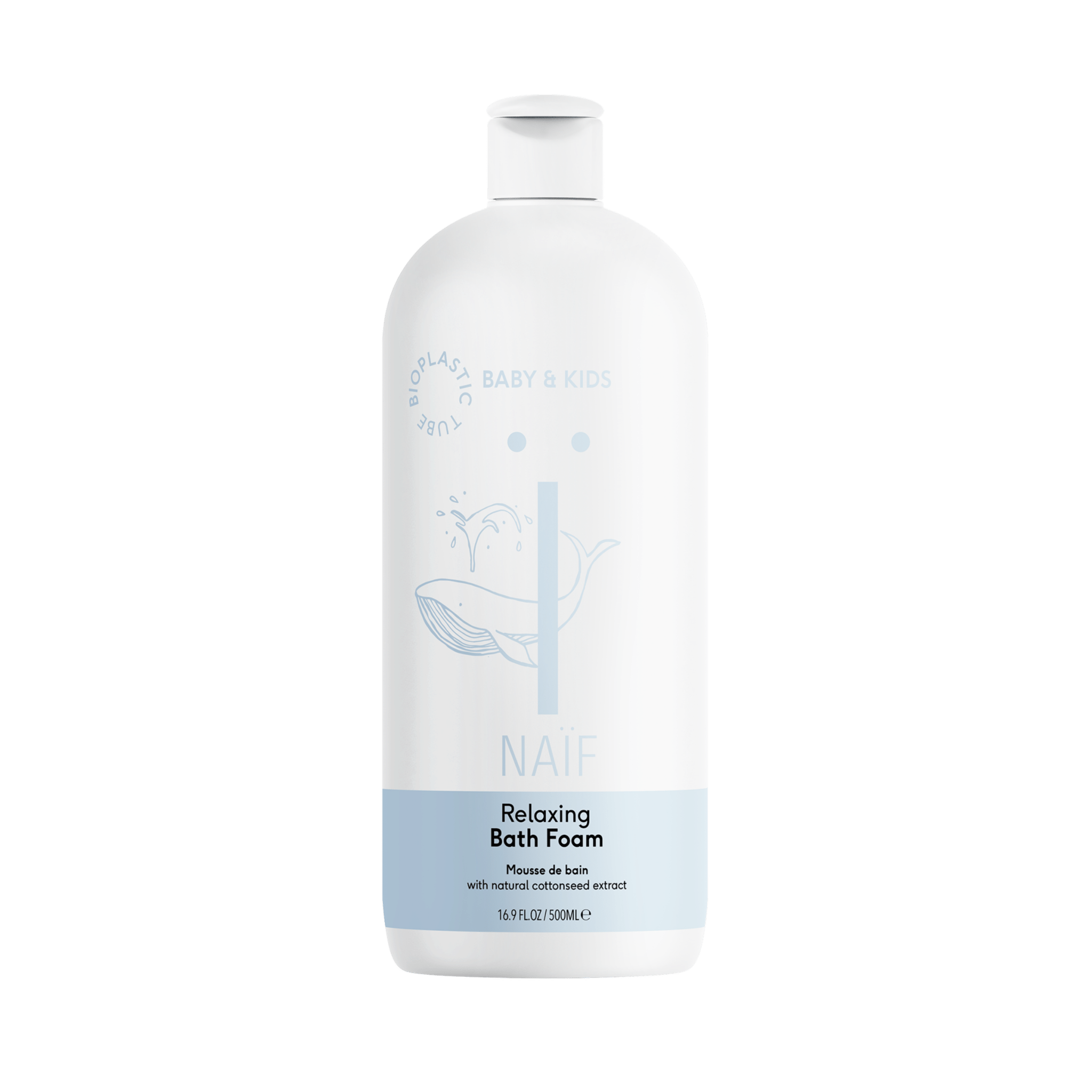 Naïf Care - Body & Hair Care - Baby & Kids Relaxing Bath Foam - 500ml - Tummy Time