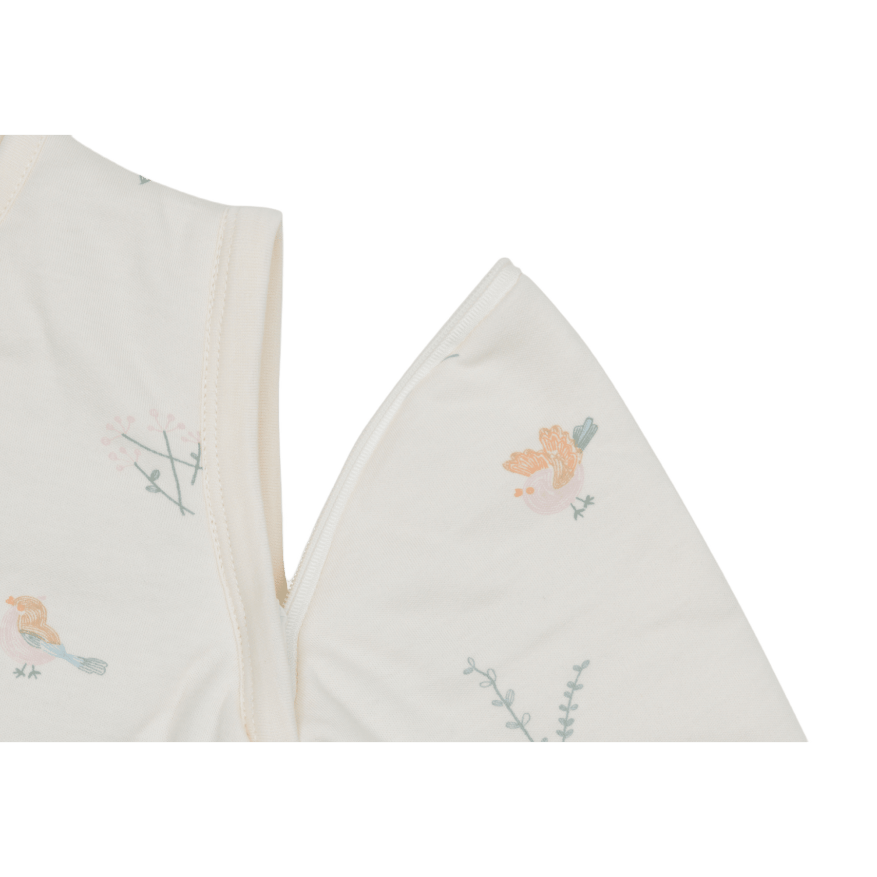 Jollein - Sleeping Bags, Blankets & Bed Bumpers - Baby Sleeping Bag with Removable Sleeves 110cm - Lovely Birds - Tummy Time