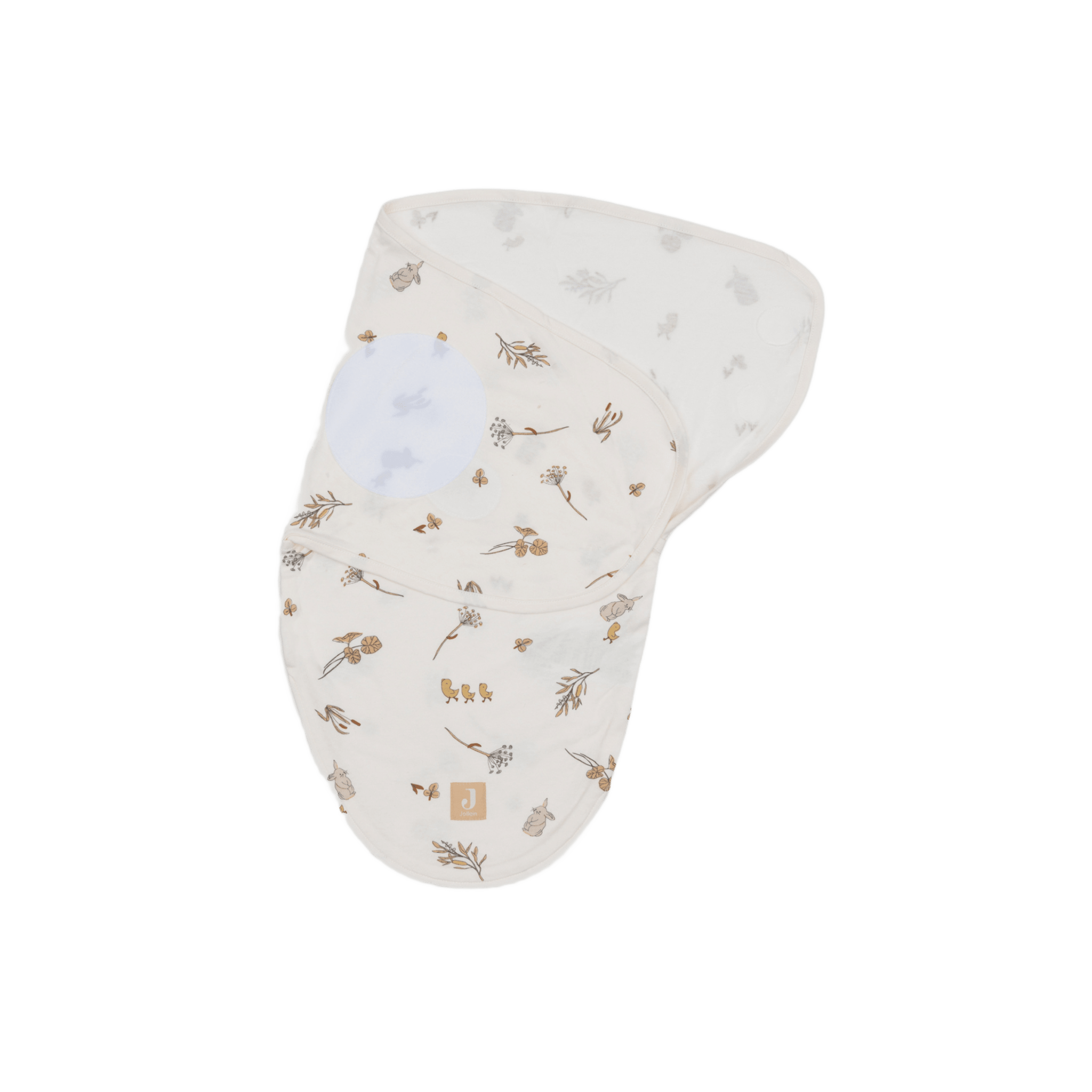 Jollein - Baby Swaddles - Baby Sleeping Bag Wrapper 0 - 3 months - Riverside - Tummy Time