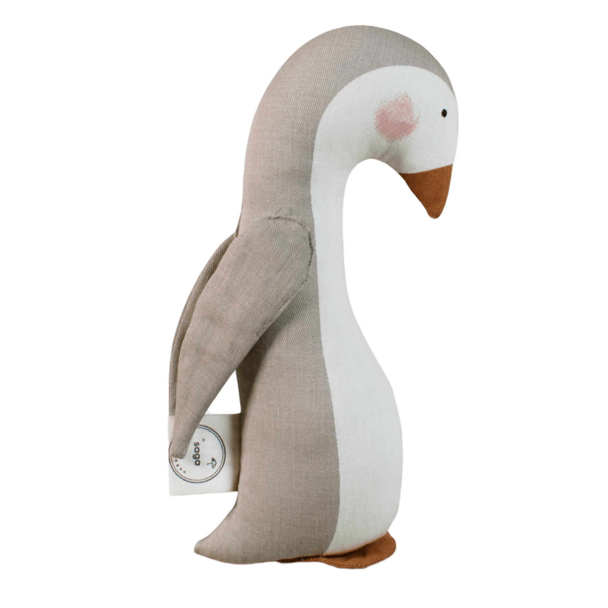 Saga Copenhagen - Plush Toys - Baby Toy - Penguin - Tummy Time