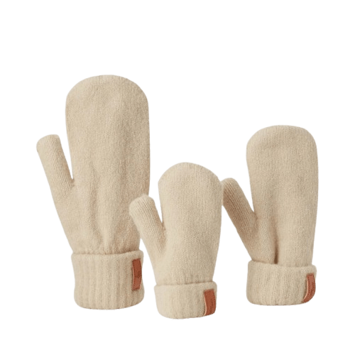 BabyMocs - Mittens, Gloves & Scarves - Mittens - Beige - Tummy Time