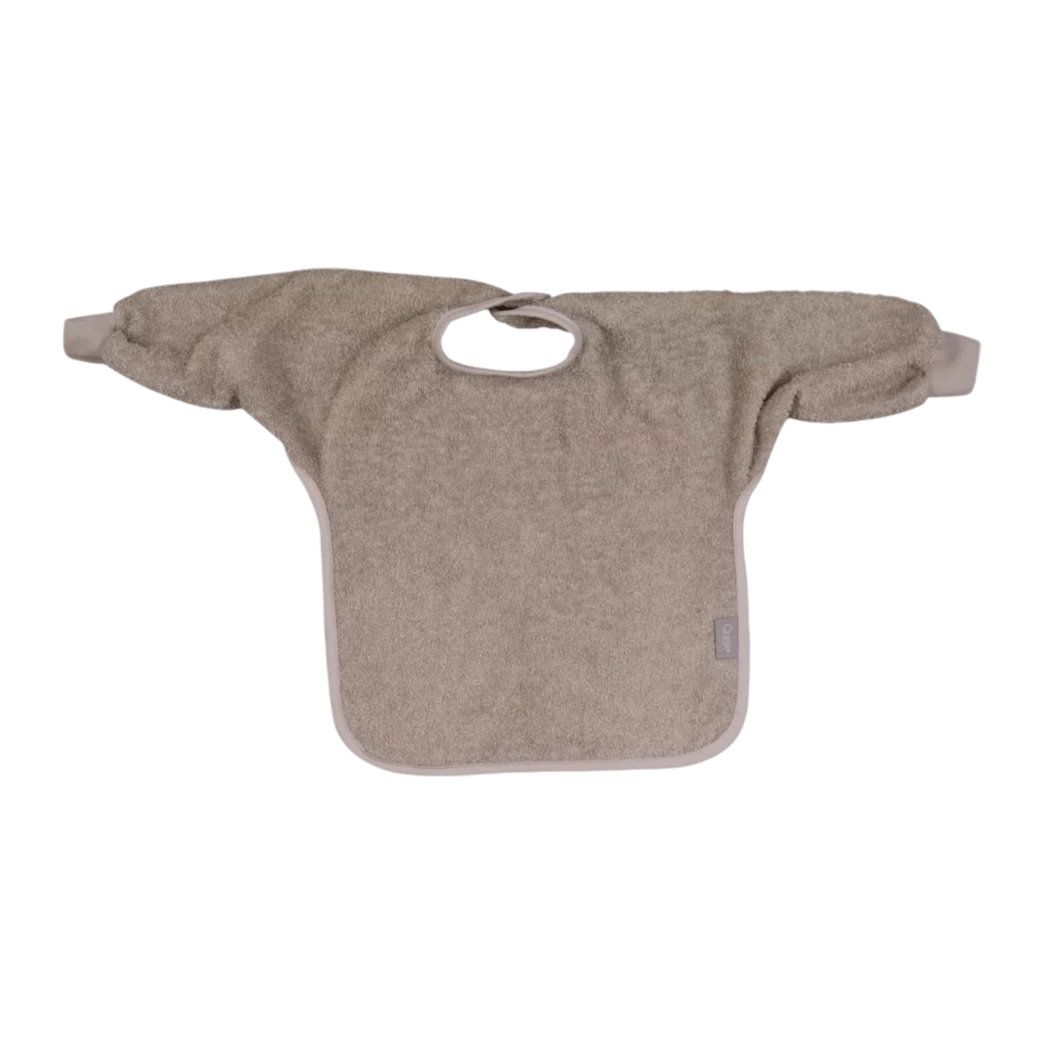 Quax - Bibs - Bib + Sleeves - Terry - Stone - Tummy Time