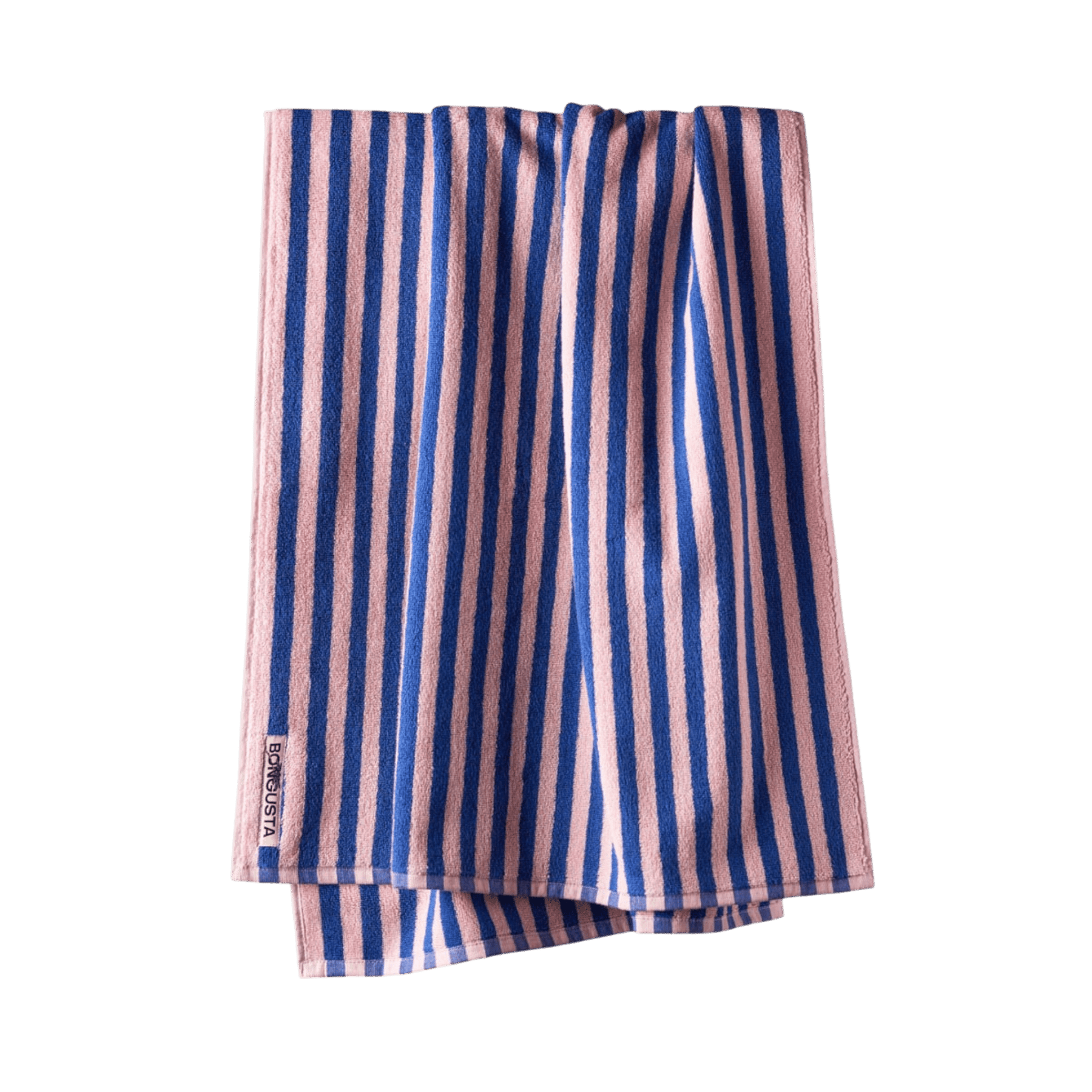 Bongusta - Towels & Washcloths - Naram Bath Towels - Dazzling Blue & Rose - Tummy Time