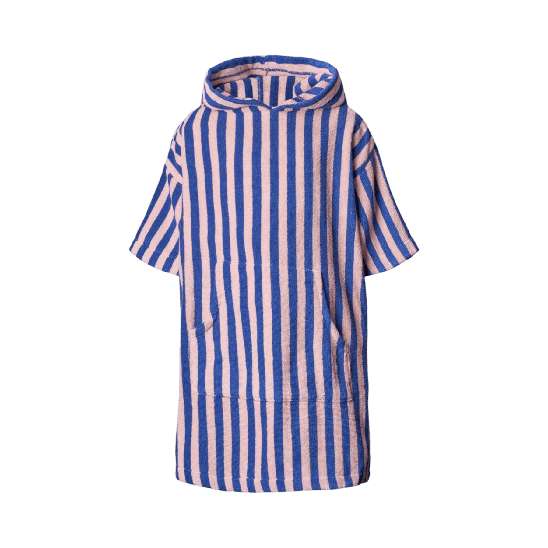 Bongusta - Towels & Washcloths - Naram Kids Poncho - Dazzling Blue & Rose - Tummy Time