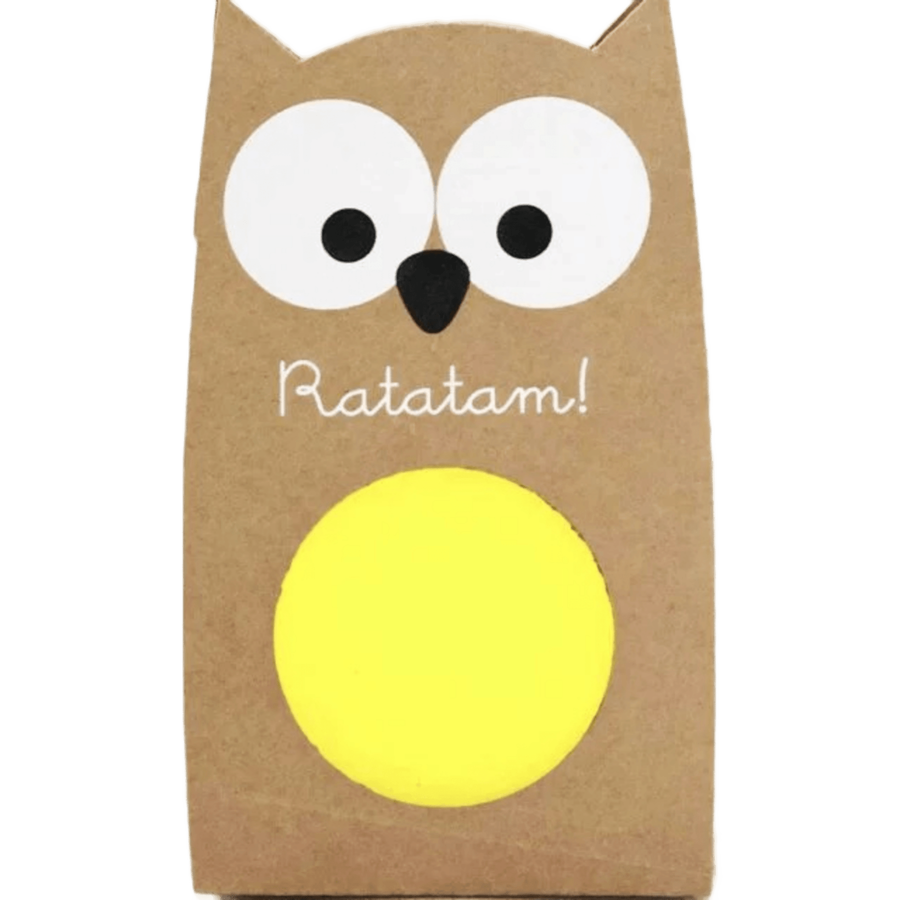 Ratatam! - Sports & Outdoor Games - Bouncing Owl Ball - Yellow - Tummy Time