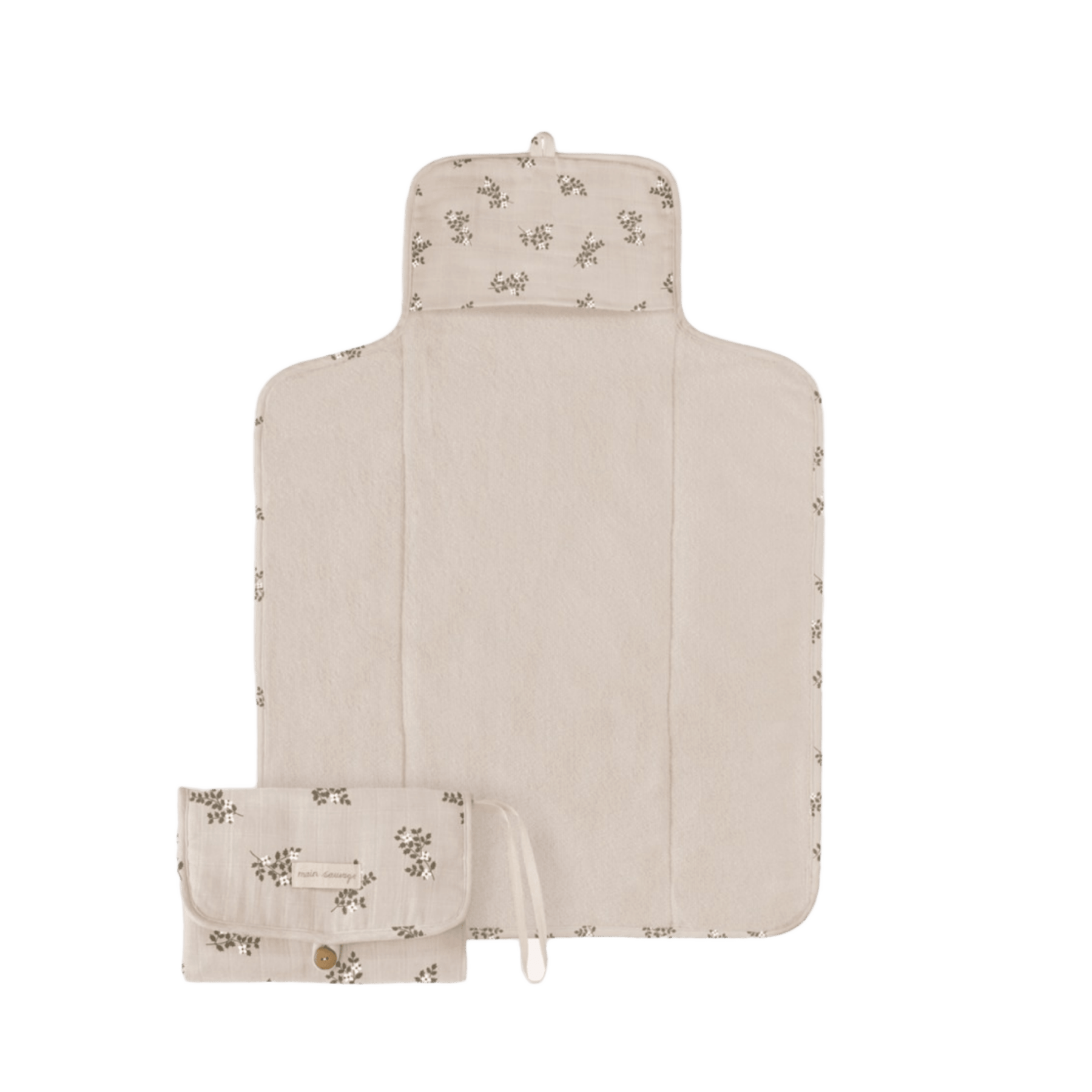 Main Sauvage - Changing Pads & Changing Tables - Changing Pad - Holly Flowers - Tummy Time