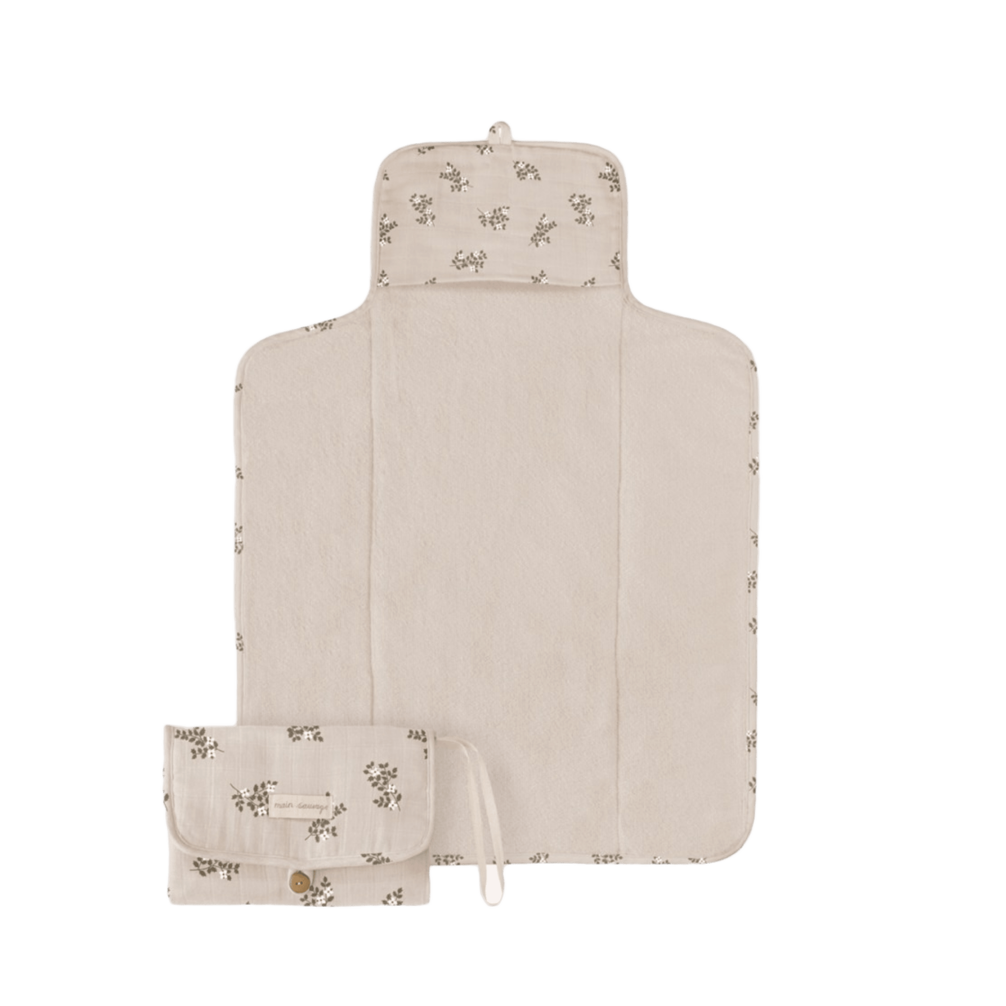 Main Sauvage - Changing Pads & Changing Tables - Changing Pad - Holly Flowers - Tummy Time