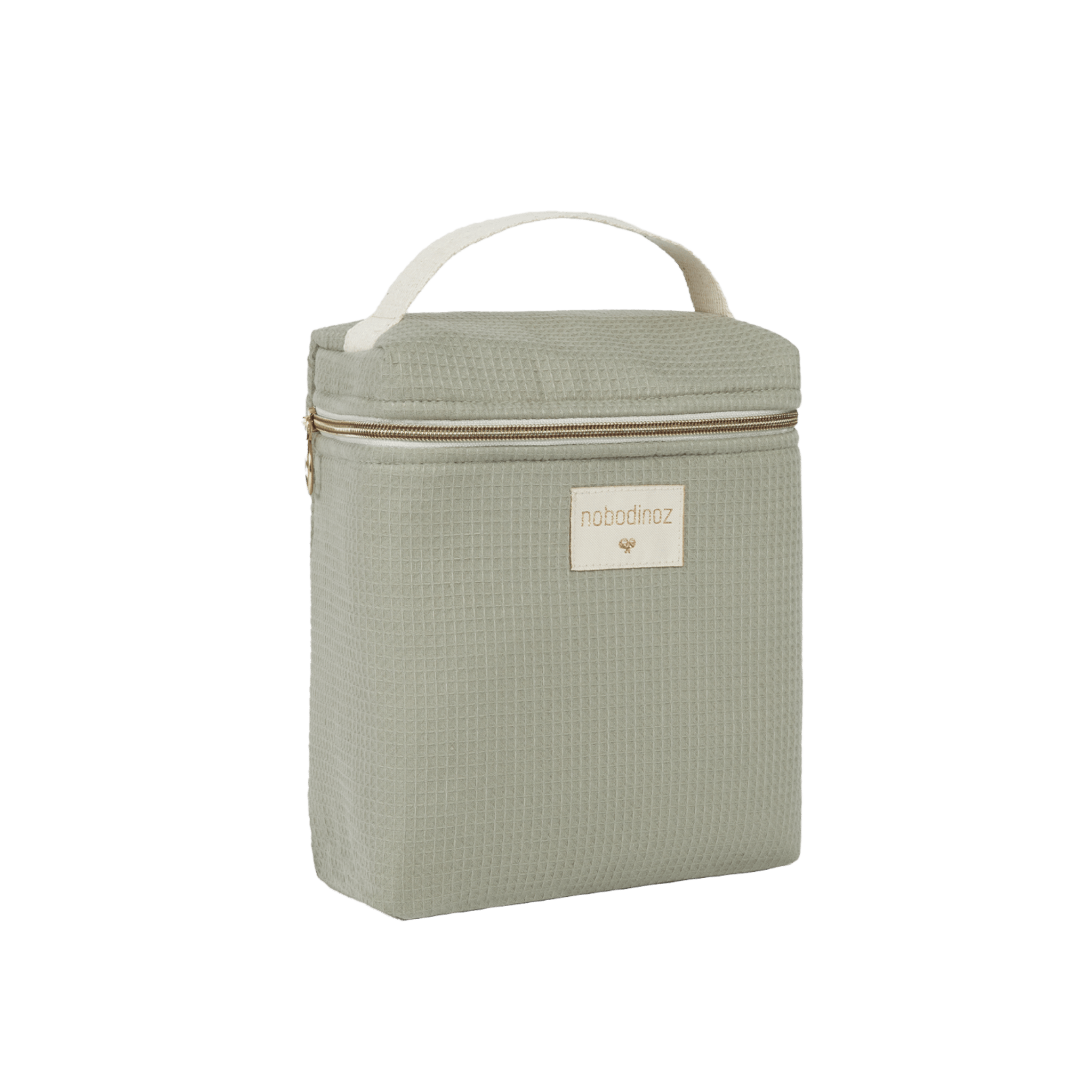 Nobodinoz - Nursery & Diaper Bags - Concerto insulated baby bottle and lunch bag - Laurel Green - Tummy Time