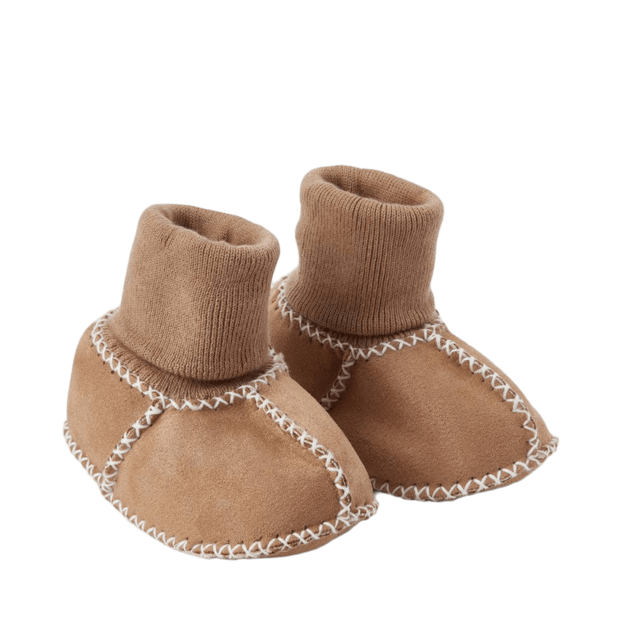 BabyMocs - Baby Footwear - Cosy Mocs - Brown - Tummy Time