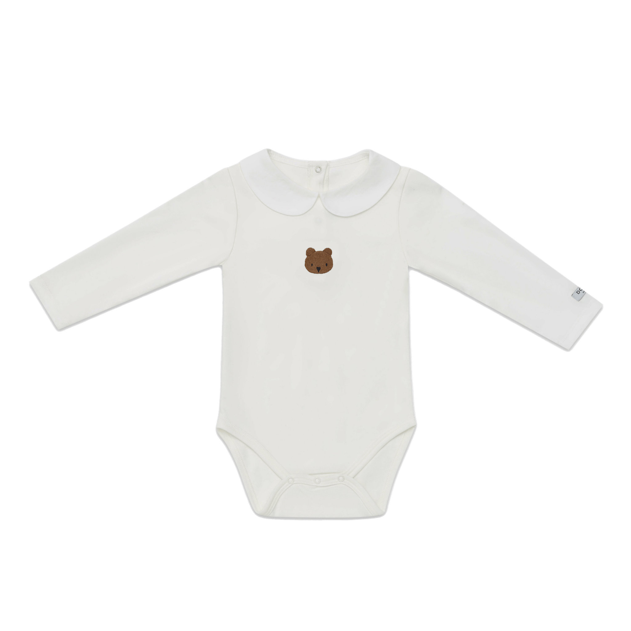 Donsje - Baby Onesis, Rompers & Pyjamas - Davo Bodysuit Bear - Off White - Tummy Time