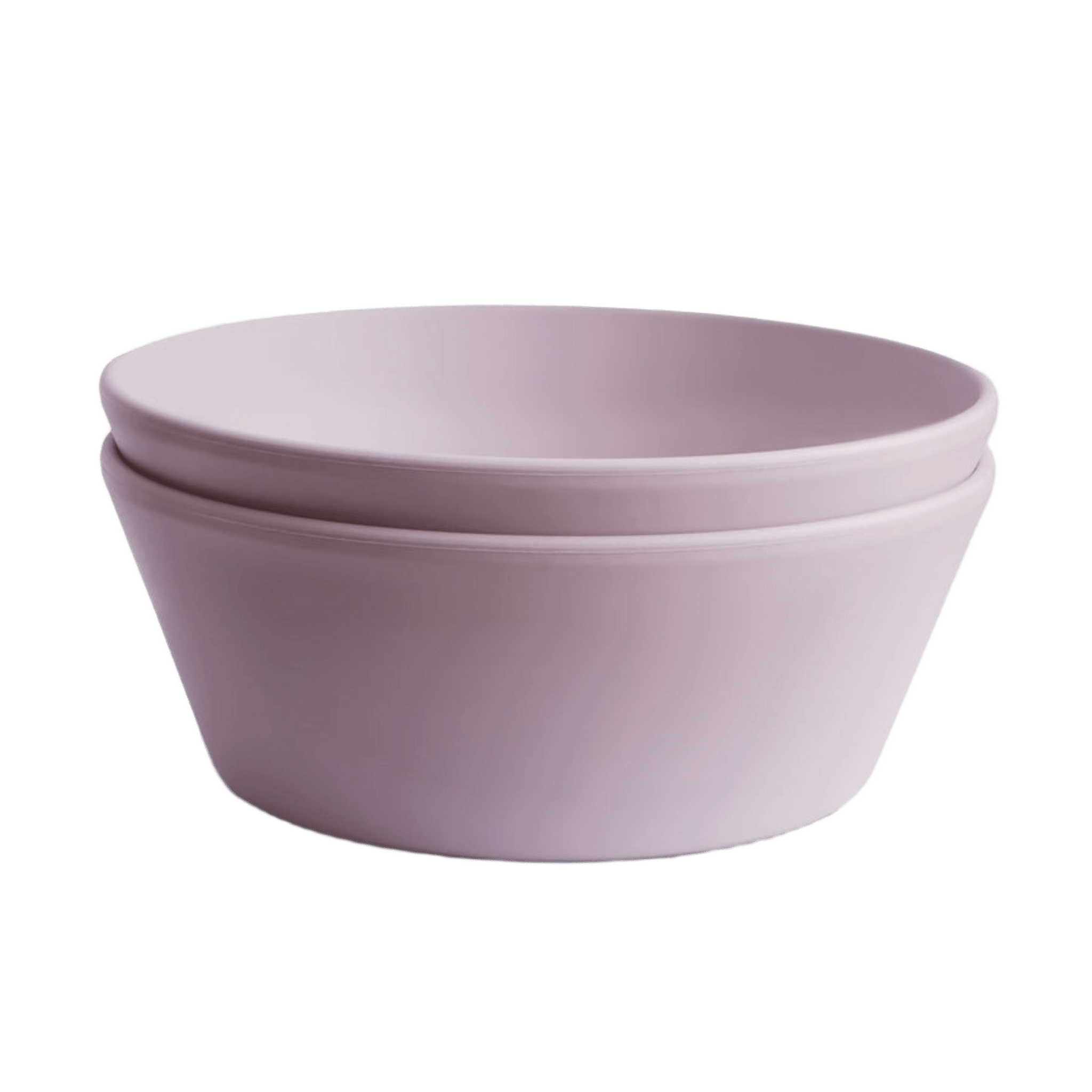 Mushie - Baby Tableware - Dinner Bowl Round - Soft Lilac - Tummy Time