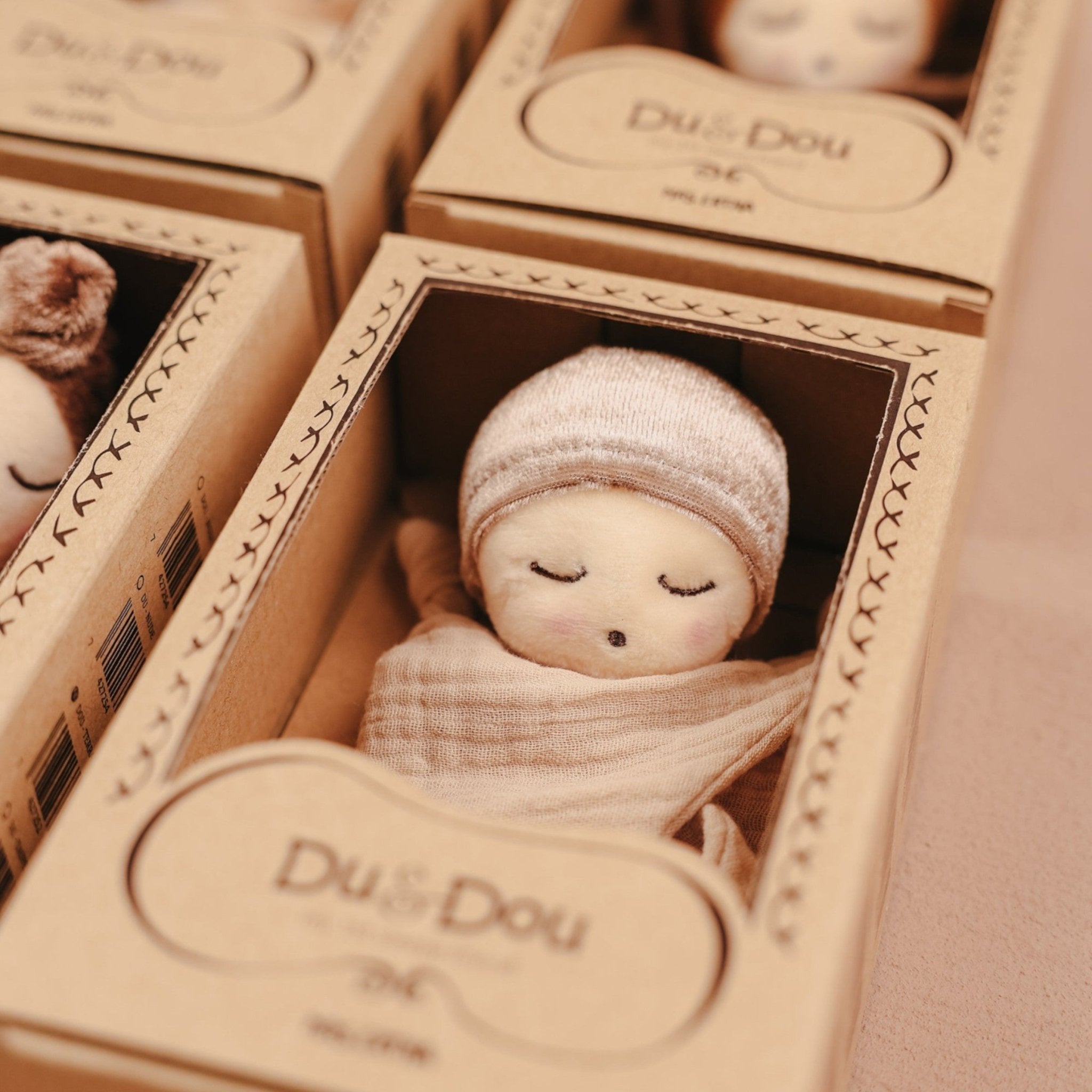 Mrs Ertha - Baby Comforters - Du and Dou - Dou - Nude - Tummy Time