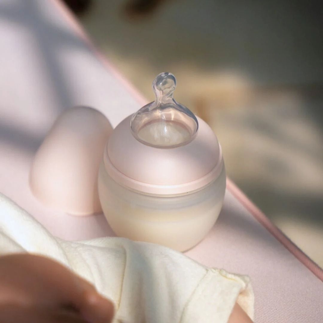 Élhée - Baby Bottles & Accessories - Baby Bottle 150 ml - Nude - Tummy Time