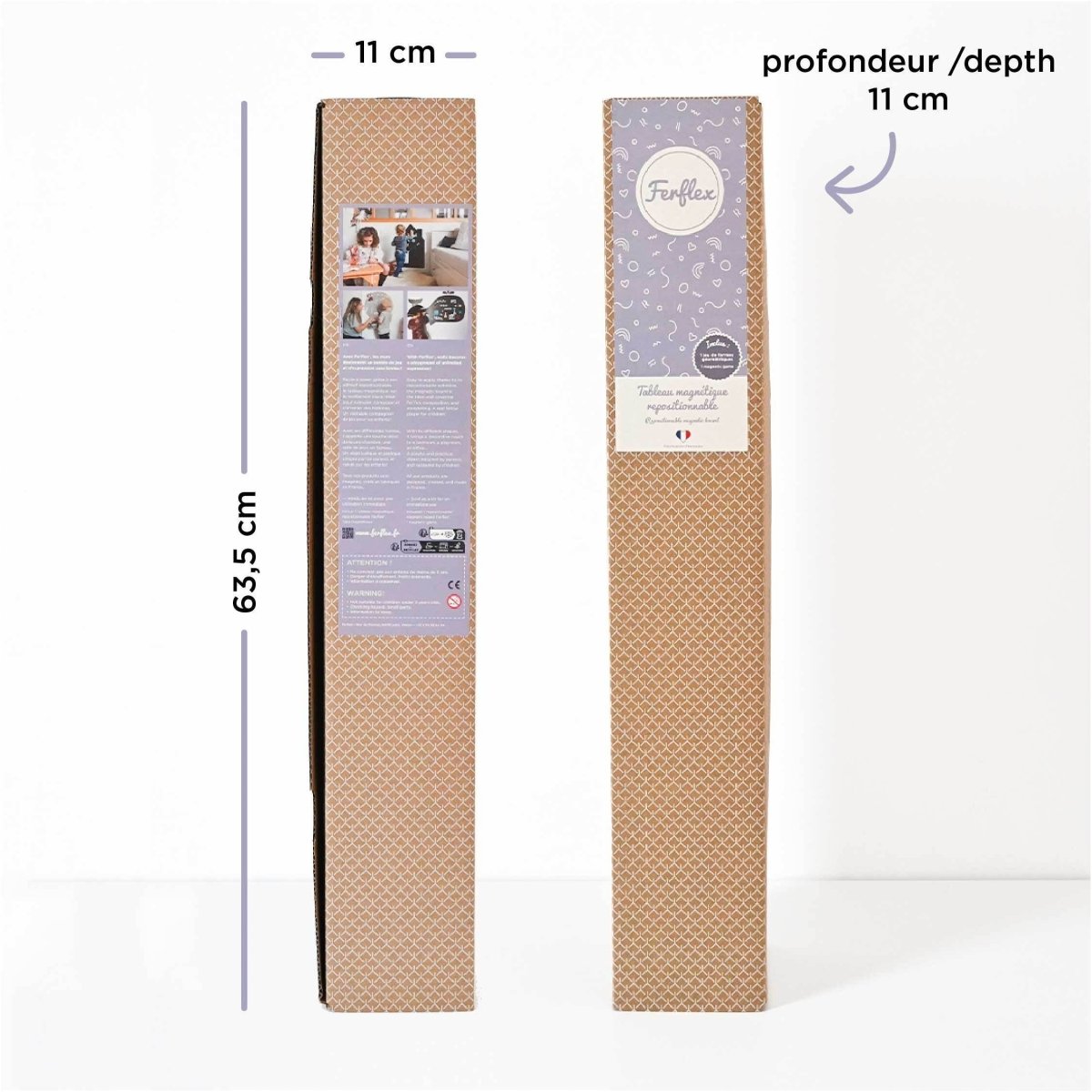 Ferflex - Arts & Crafts - Arch Monthly Magnetic Wall Calendar - The Family - Tummy Time