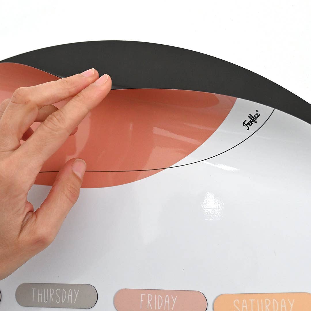 Ferflex - Arts & Crafts - Arch Monthly Magnetic Wall Calendar - The Family - Tummy Time