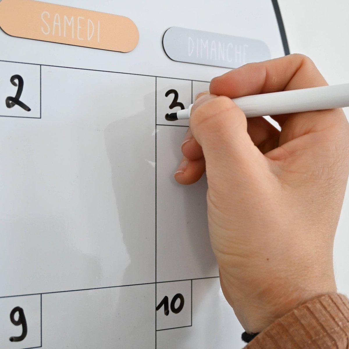 Ferflex - Arts & Crafts - Arch Monthly Magnetic Wall Calendar - The Family - Tummy Time