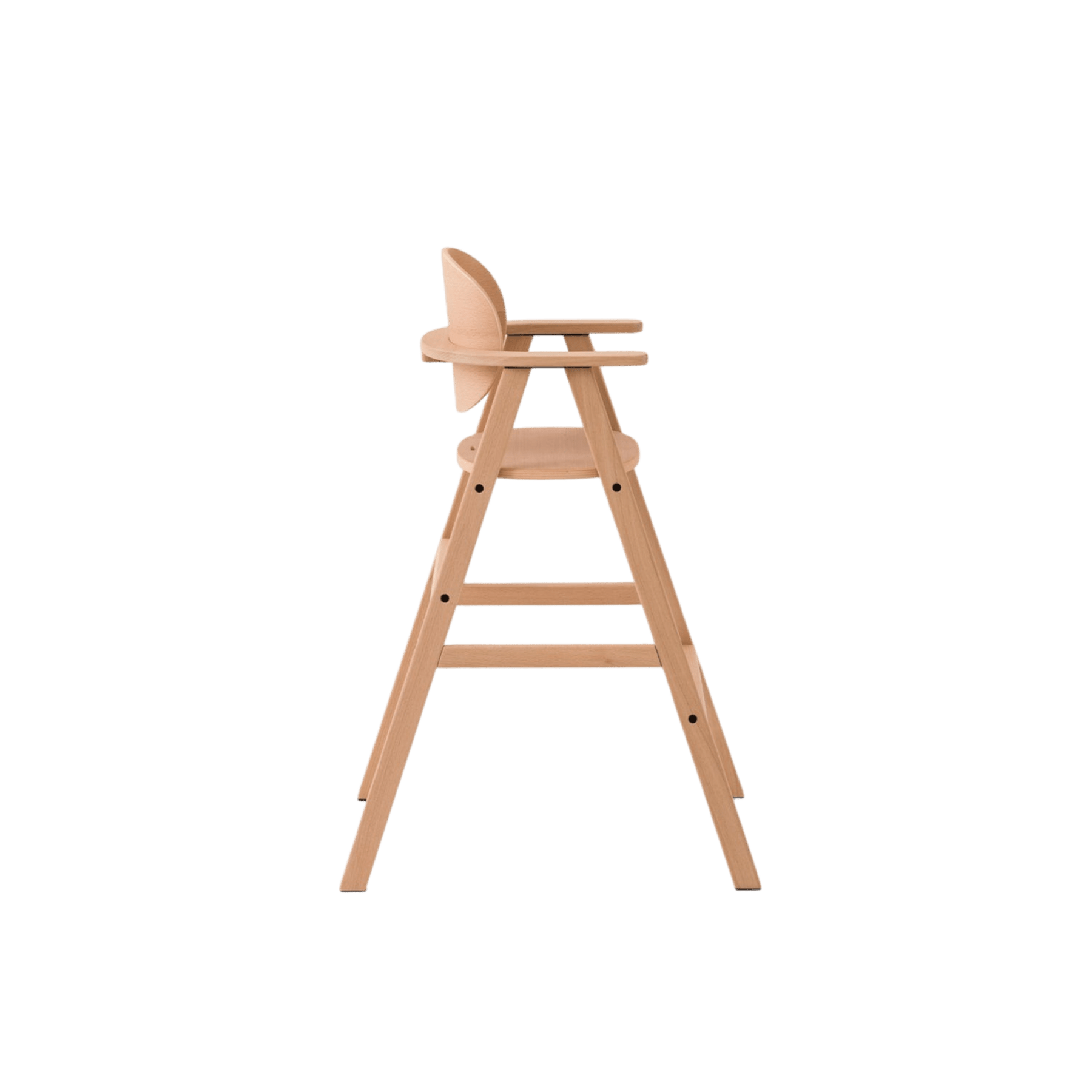Nobodinoz - Baby Highchairs - Growing Green evolving chair 3 in 1 - Beech Wood - Tummy Time