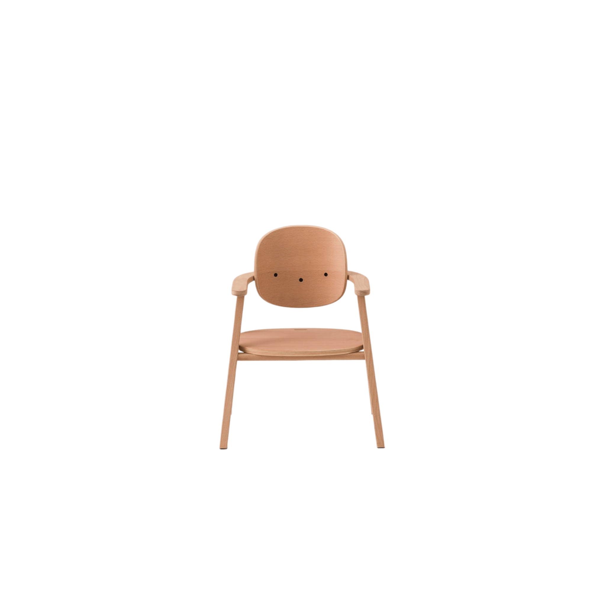 Nobodinoz - Baby Highchairs - Growing Green evolving chair 3 in 1 - Beech Wood - Tummy Time