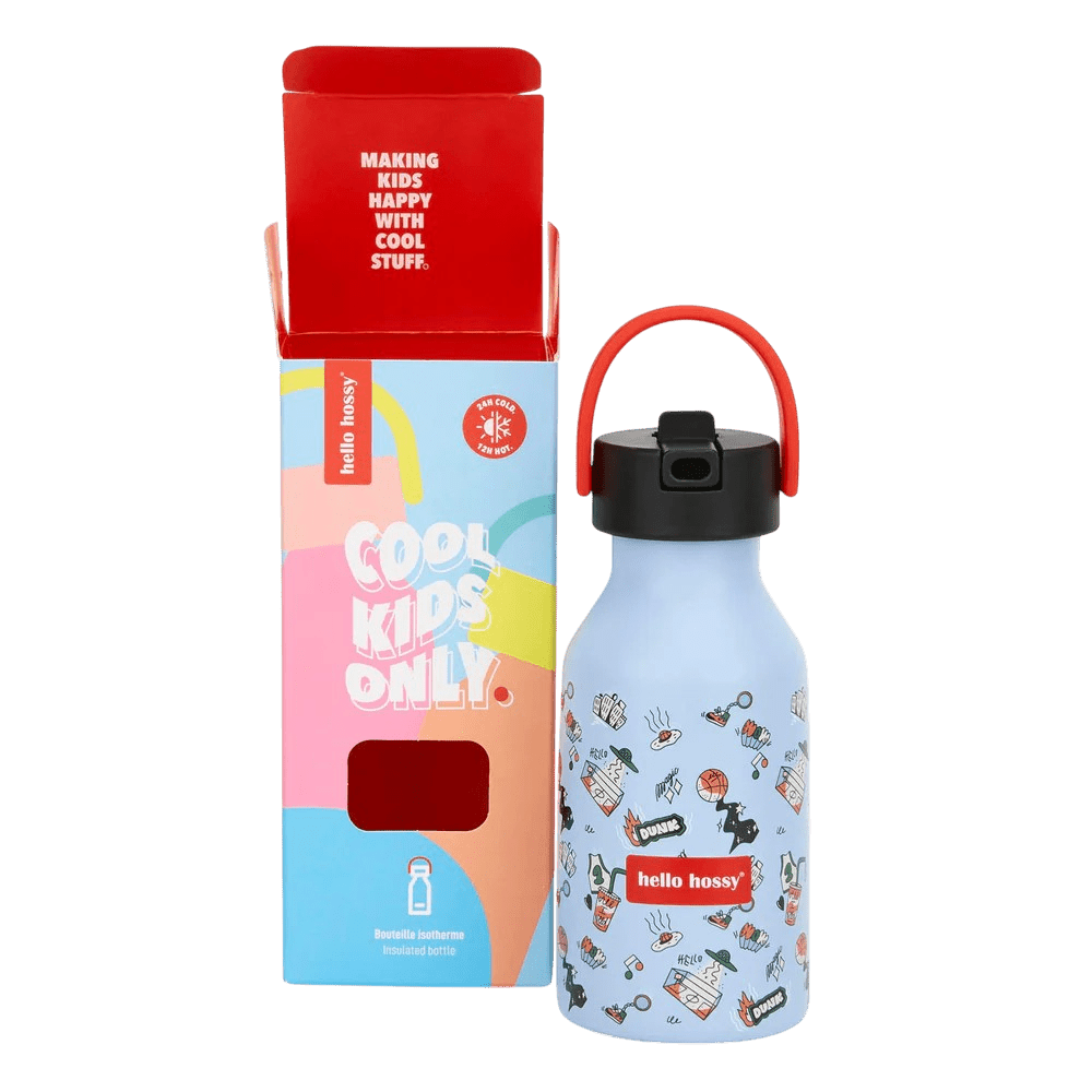 Hello Hossy - Baby Bottles & Accessories - Dunk Water Bottle - Dunk / Blue - Tummy Time