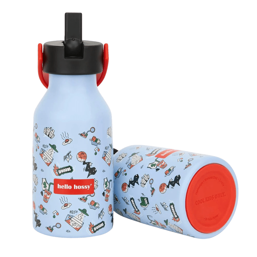 Hello Hossy - Baby Bottles & Accessories - Dunk Water Bottle - Dunk / Blue - Tummy Time