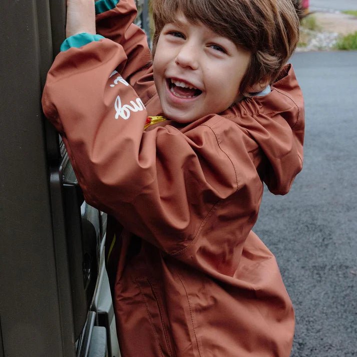 Hello Hossy - Baby Jackets & Outerwear - Rain Jacket - Peanut - Tummy Time
